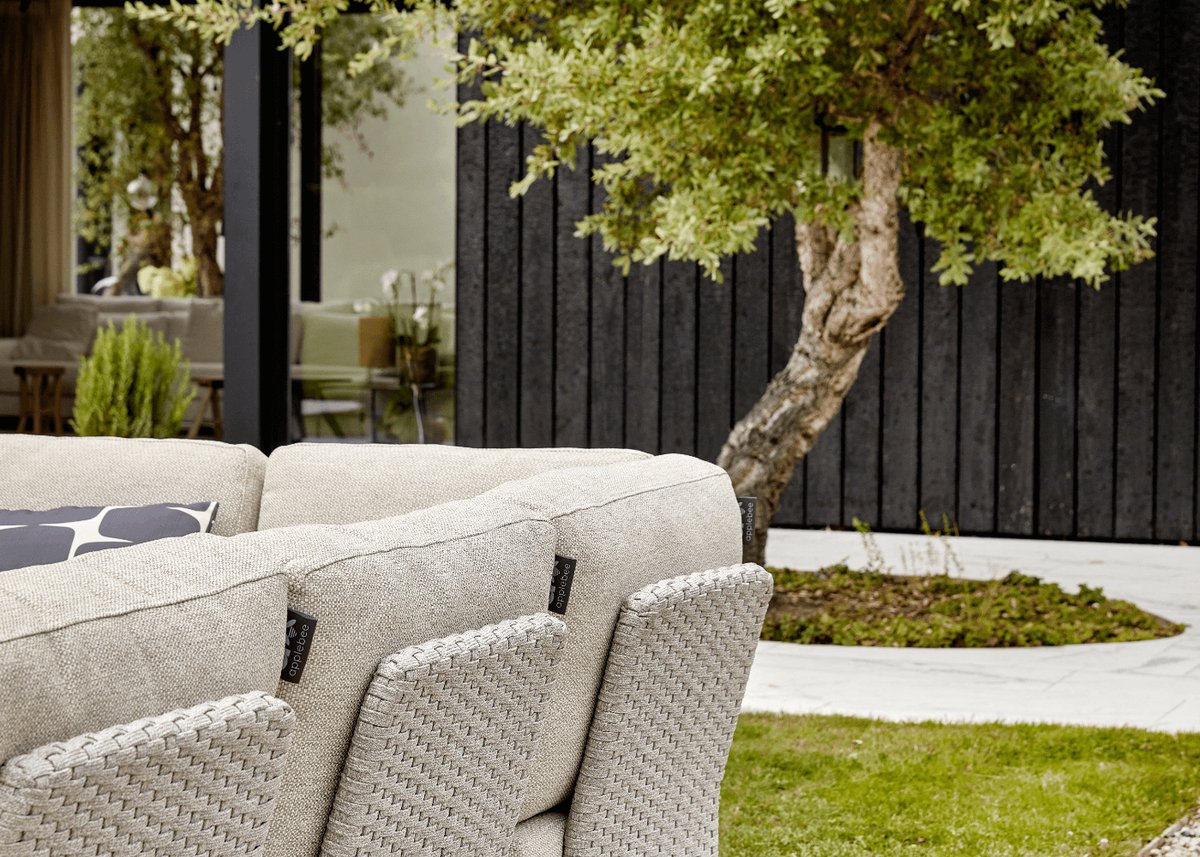 Apple Bee Lisa Teak Loungeset Nr. 4 - 221x280 cm - Rechts Lang