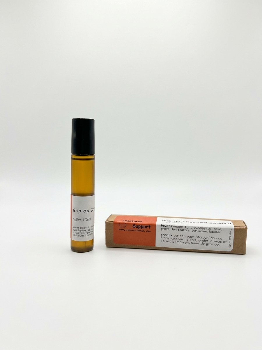 Natural Support, etherische olie, Grip op griep- verkoudheid, roller