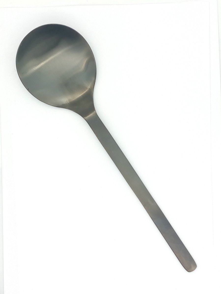 Matte Zwarte Saladelepel - Excellent Houseware - 1 Stuk