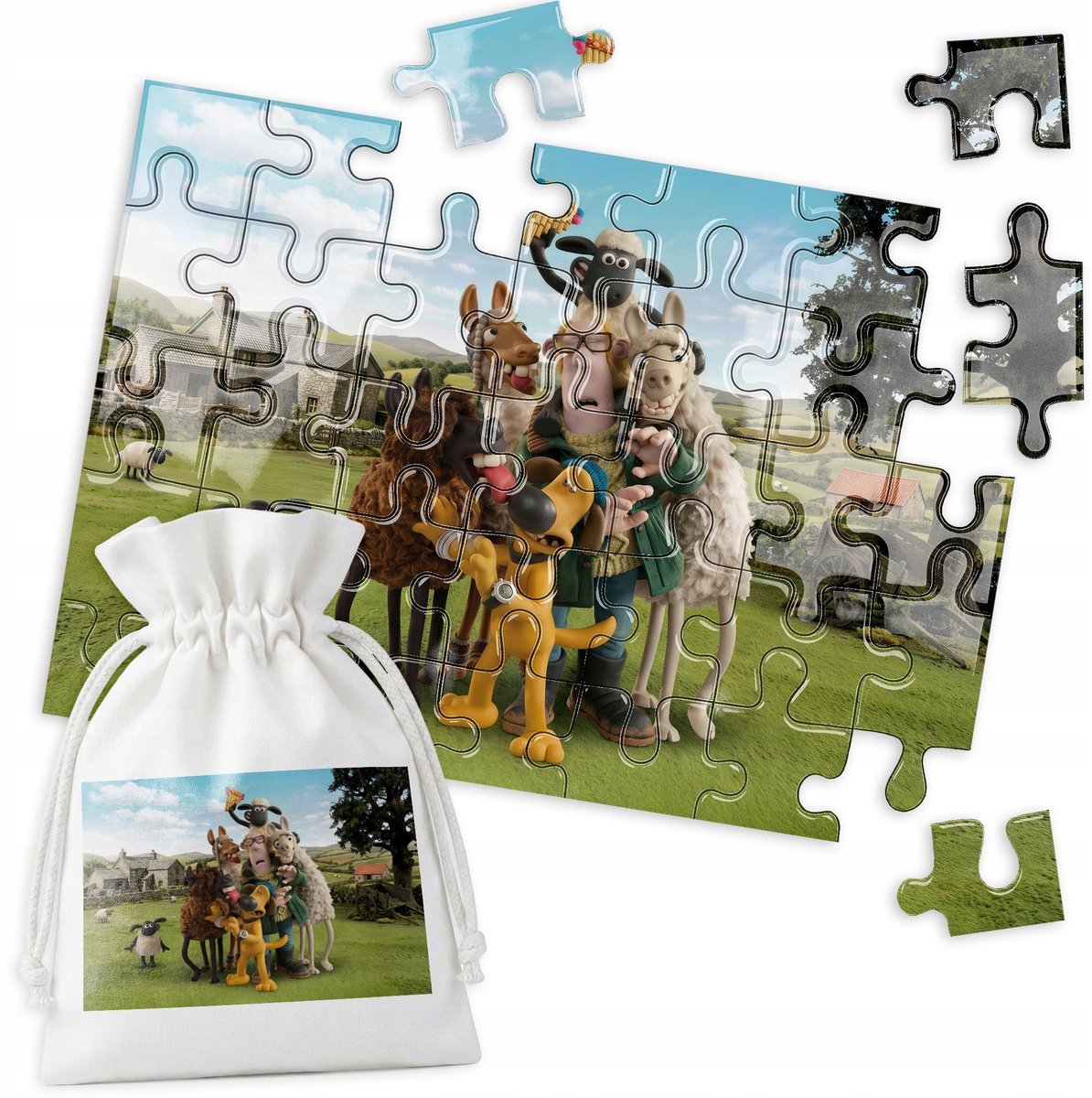 Shaun het Schaap Film Poster Puzzel - 35 Stukjes