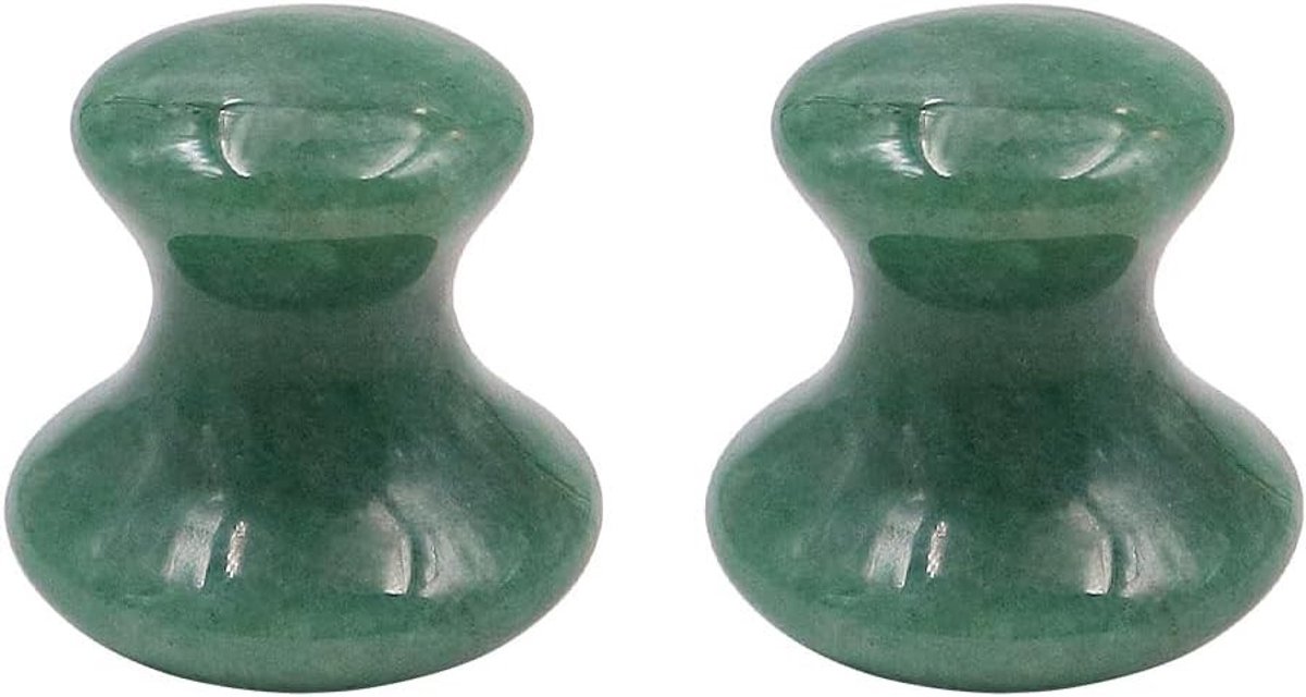 Aventurine Gua Sha Mushroom Massage Tool voor Gezicht en Ogen, Natuurlijk Kwarts voor Rimpelverwijdering en Ontspanning