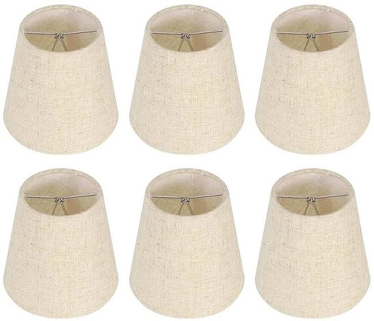Lampenkappen van linnen zijn geschikt voor tafellampen, hanglampen en wandlampen.