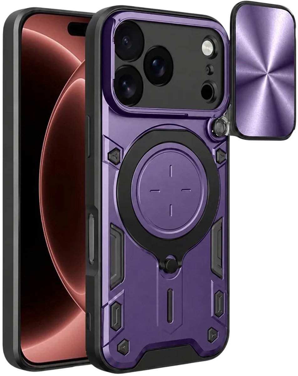 Techsuit - CamGuard Pro - iPhone 18 Pro Max / iPhone 17 Pro Max - Purple