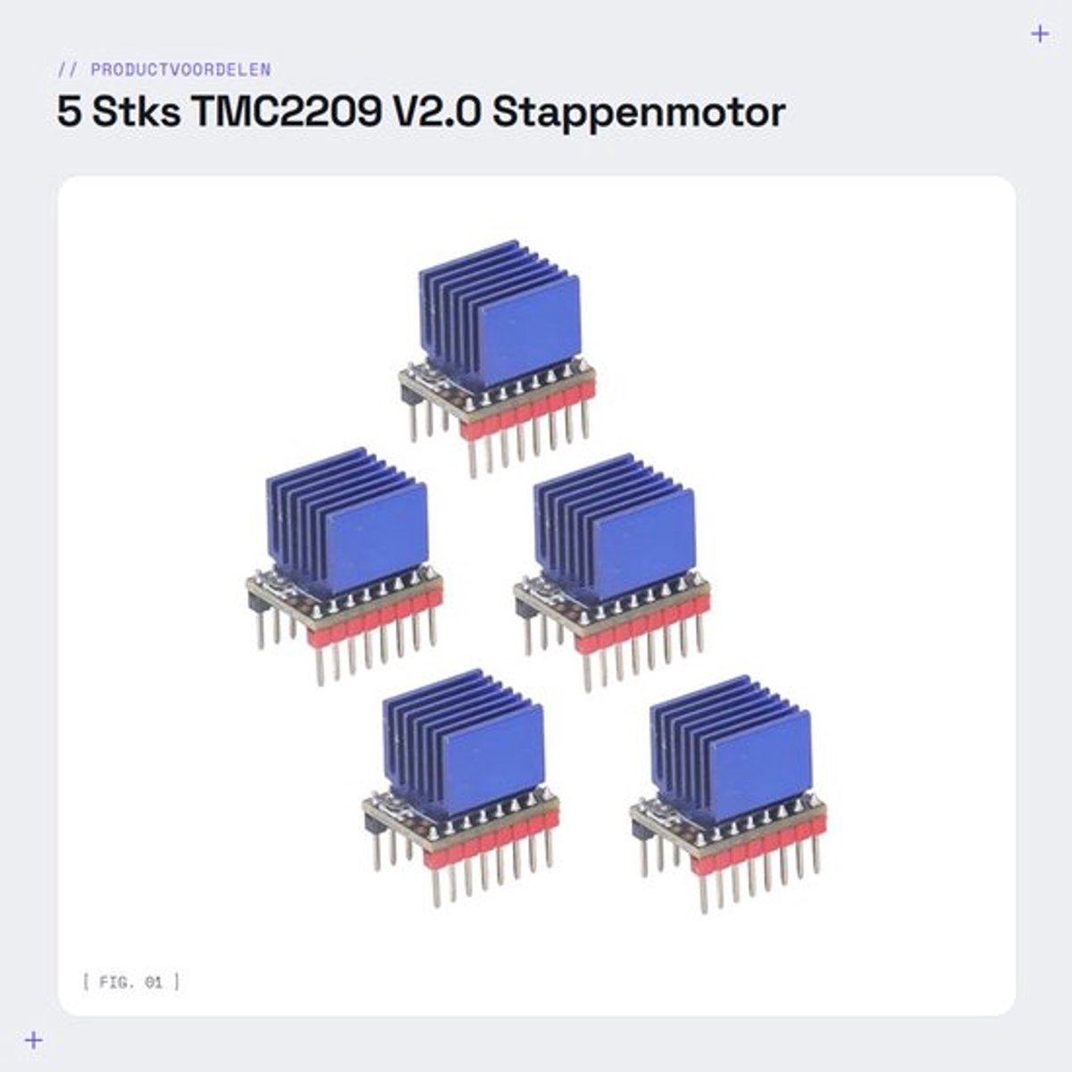 Dailygoody - 5 Stks Tmc2209 V2.0 Stappenmotor Driver - Ultra Stille