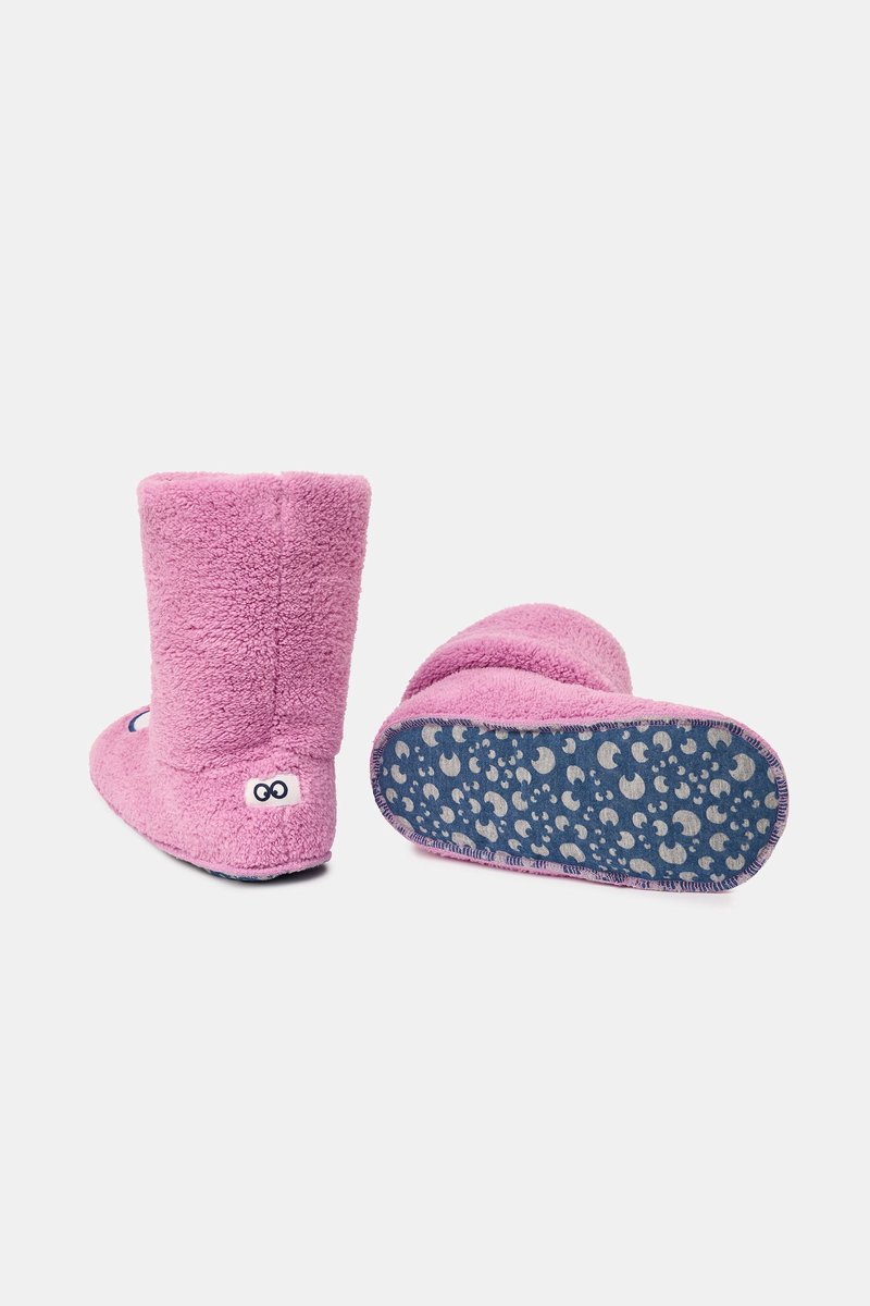 Woody Pantoffels - Botjes met Oogjes - Lila - 26/30
