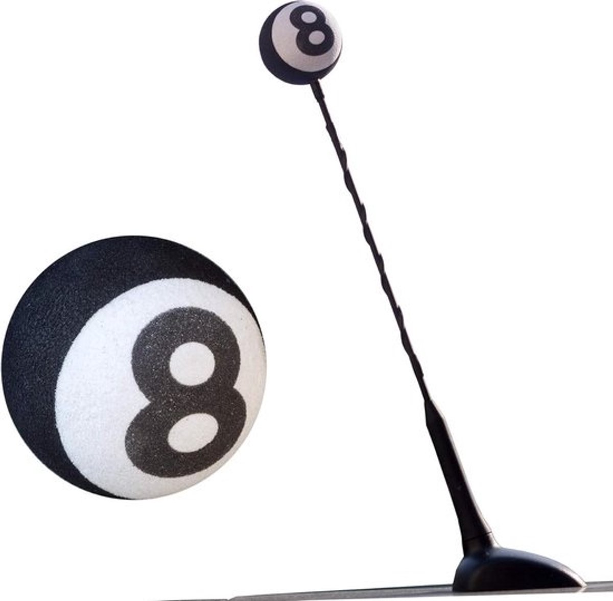 Antenne Decoratie - Auto Accessoire - Verbeter Uiterlijk - Universele Pasvorm - 17.5 cm - Zwart