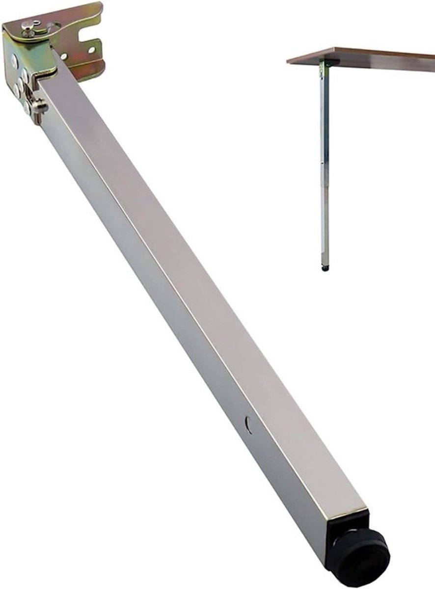 Tafelpoten - Bureaupoten Meubelpoten - Meubels Maken - Uitschuifbaar Ontwerp - 90 cm - Roestvrij Staal