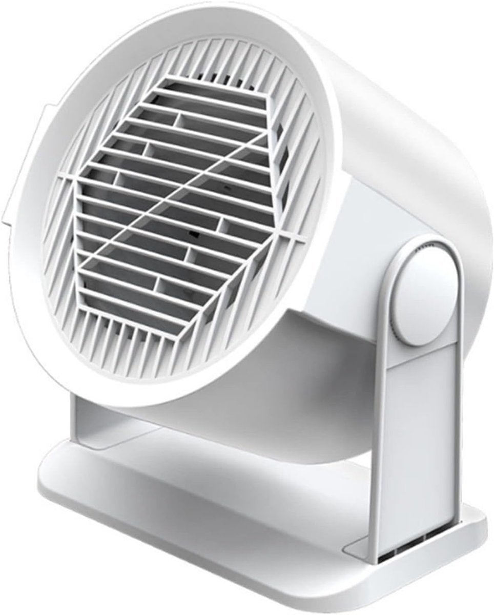 Elektrische Kachel - Verwarming - Draagbare kachel - Tafelkachel - 2 instelbare warmtestanden - Oververhittingsbeveiliging - Geschikt voor kantoren en slaapkamers - 16*17 cm - Wit