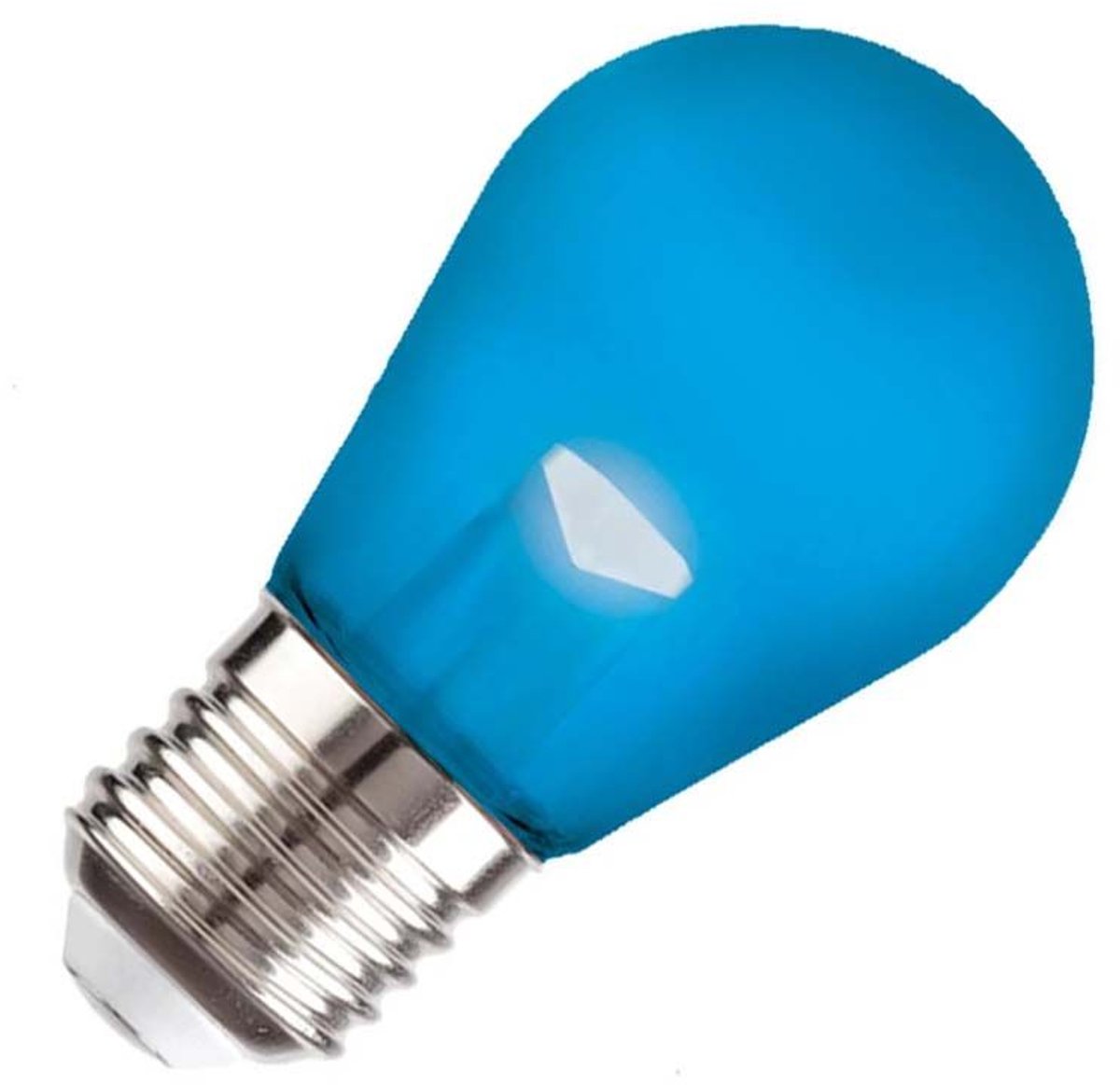 Lighto | LED filament | Grote fitting E27 | Blauw | Kogellamp | 45mm | 2W | Dimbaar | Geschikt voor prikkabel