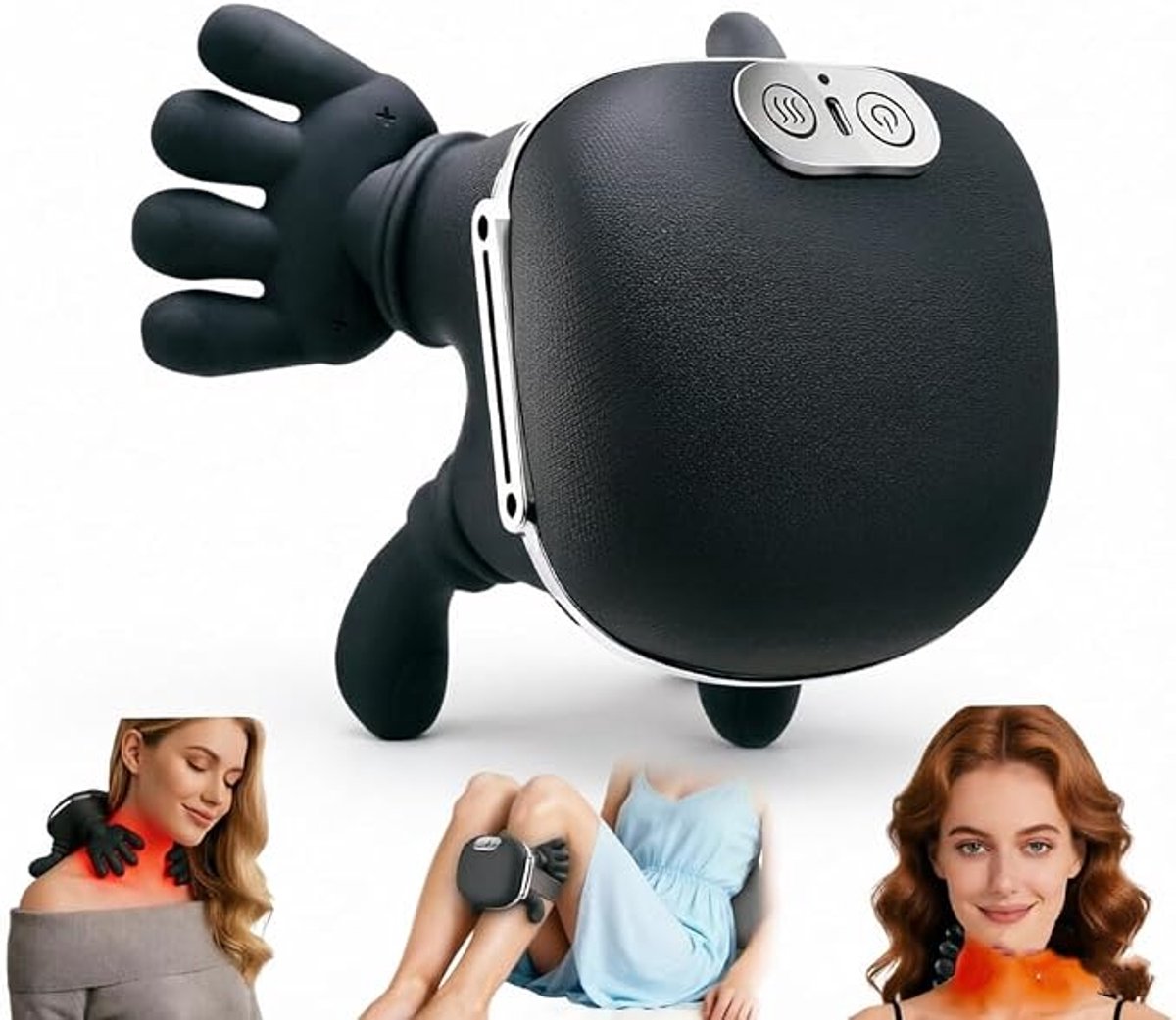 Nekmassage-apparaat, acupressuur nek- en - Nekmassage-apparaat, - €41,99