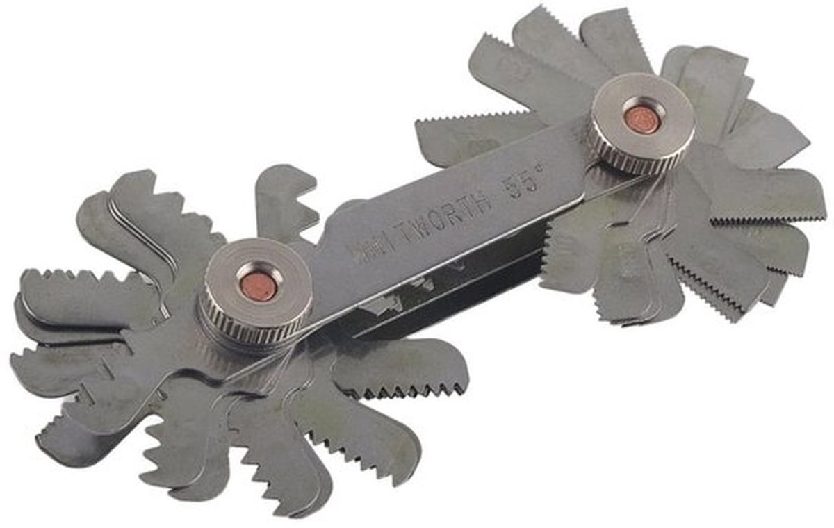 - Draadmeetgereedschap - Staal - Praktische tool voor metaalbewerking - 52-delige set - Precisie meetinstrument - Geschikt voor professiona...