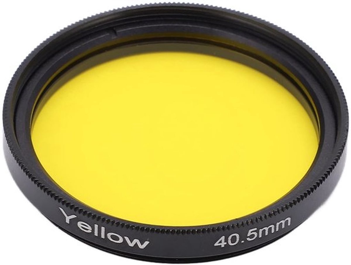 Kleurfilterset voor lenzen - 40,5 mm - Waterdicht en oliebestendig - Geel - Filters voor fotografie - Geschikt voor 40,5 mm lens