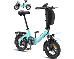 T16Pro - Mini opvouwbare elektrische fiets - 36V10Ah - 45 kilometer levensduur batterij - 250W motor - Stad pendelen elektrische fiets