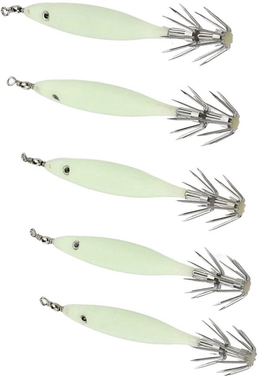 Store_7 - Squid Jig - Vissen lokken - Lichtgevend karakter - 8 cm - Zoetwater