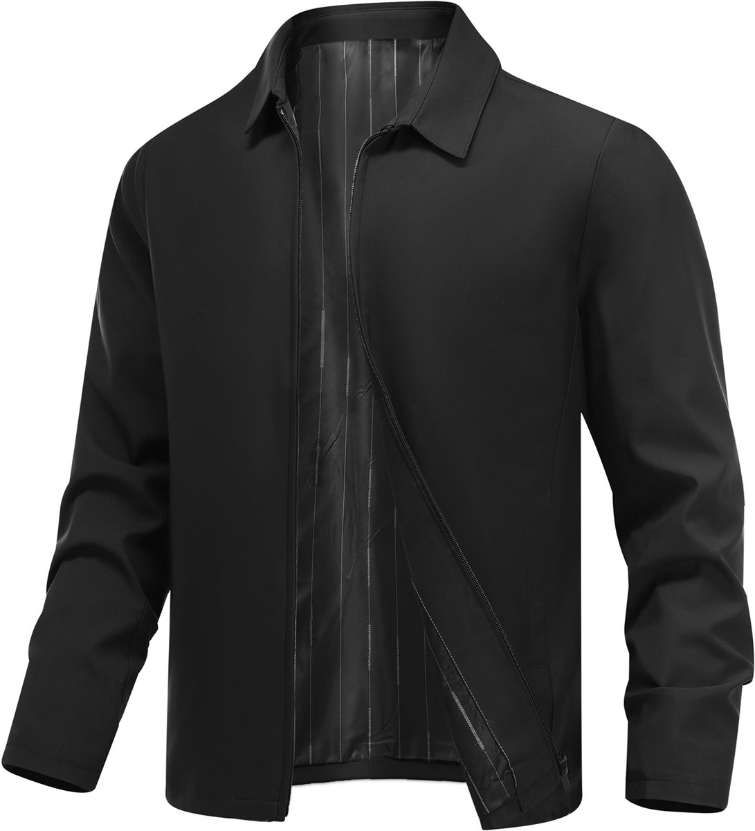 ALLTHEMEN Heren Tussenjas Windwerend Business Jas Regular Fit - M