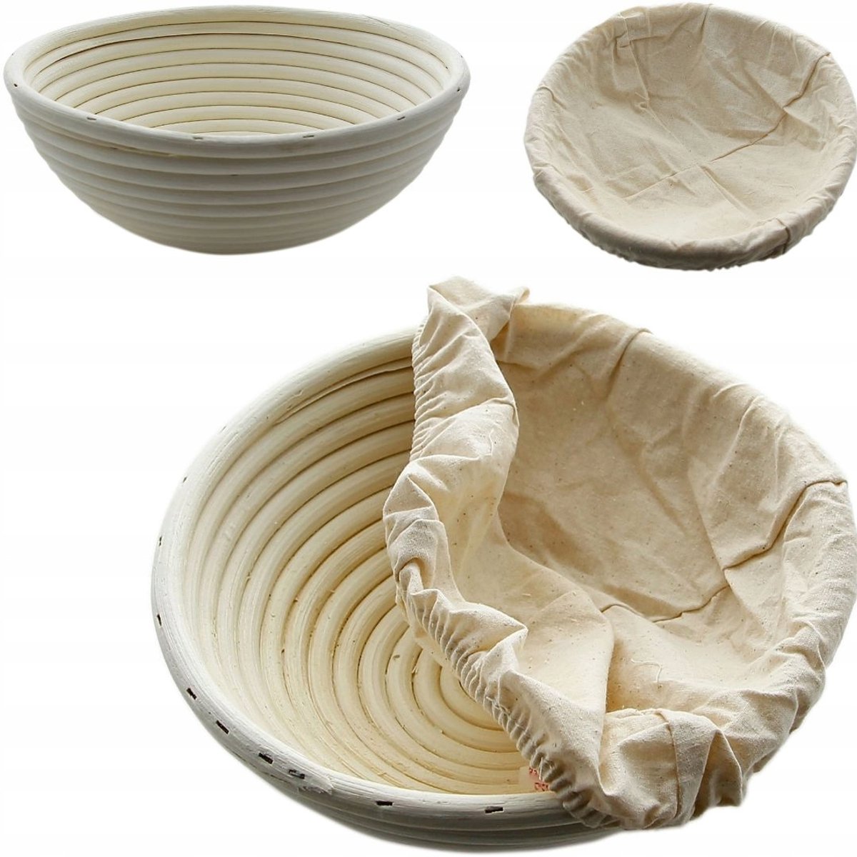 Rieten Broodvorm 23cm - Perfect Rijzen voor Heerlijk Brood