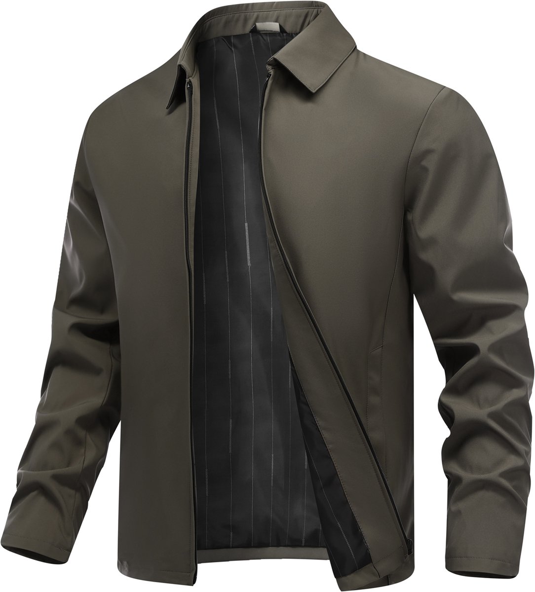 ALLTHEMEN Heren Tussenjas Windwerend Business Jas Regular Fit - S