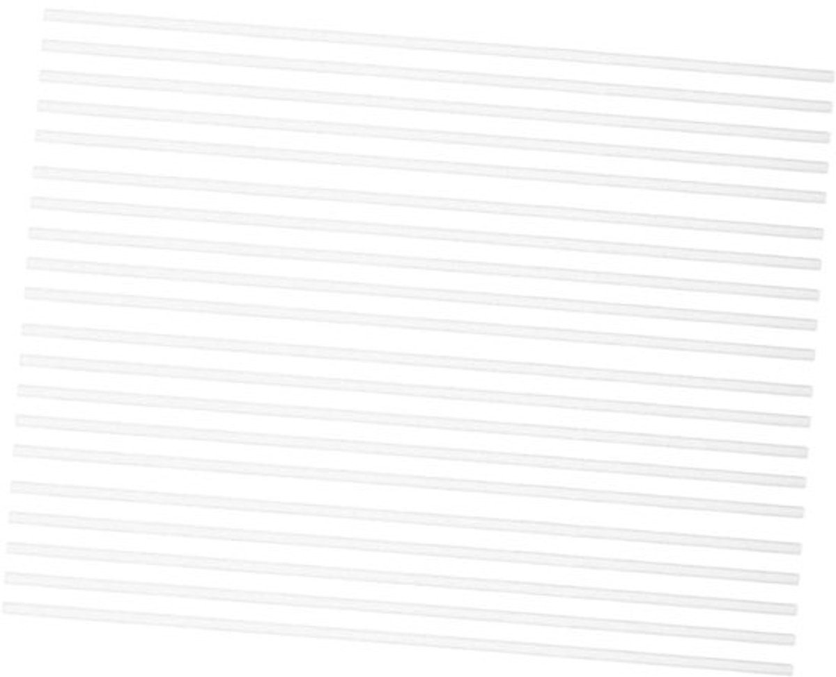 Acryl Staaf - Klei Stokjes - DIY Knutselen - Gladde Textuur - 20 cm - Transparant