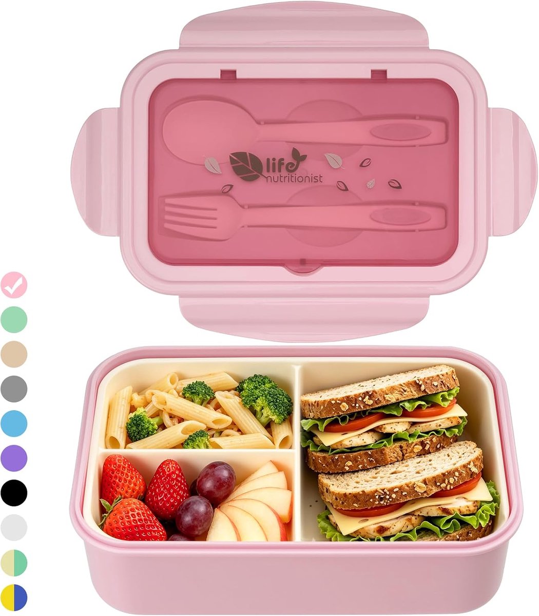 Lunchbox - 1400 ml - Siliconen - Lekvrij - BPA-vrij