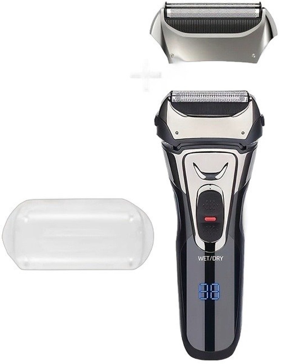 Currero Foil Shaver - Scheerapparaat Mannen - Hoofd Scheerapparaat - Head Shaver - Tondeuse met Trimmer - Lichaam en Baard - Oplaadbaar