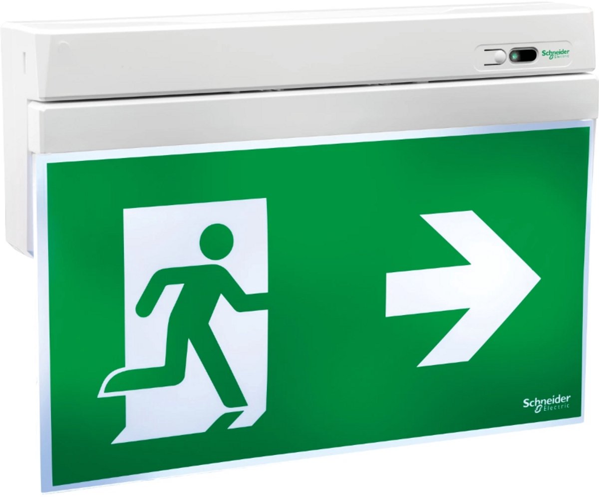 Schneider Electric Exiway Smartexit Activa, Vluchtrouteaanduiding, Zelftest, 1,5 Uur tijd