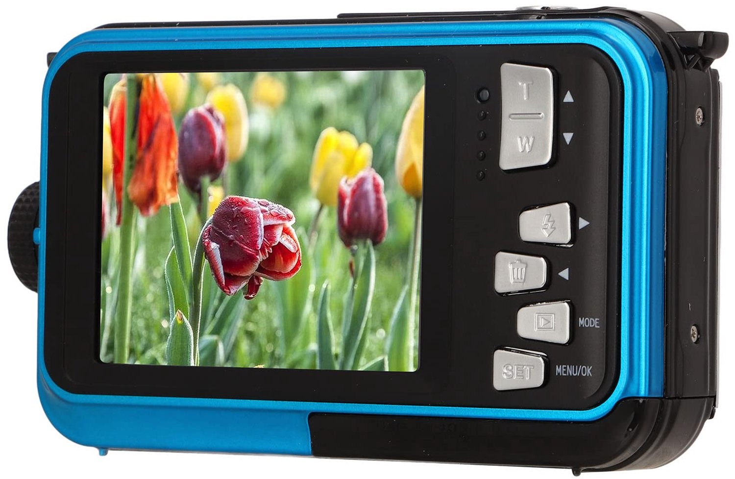 Waterproof Digitale Camera met Dubbele Schermen en 48MP Resolutie