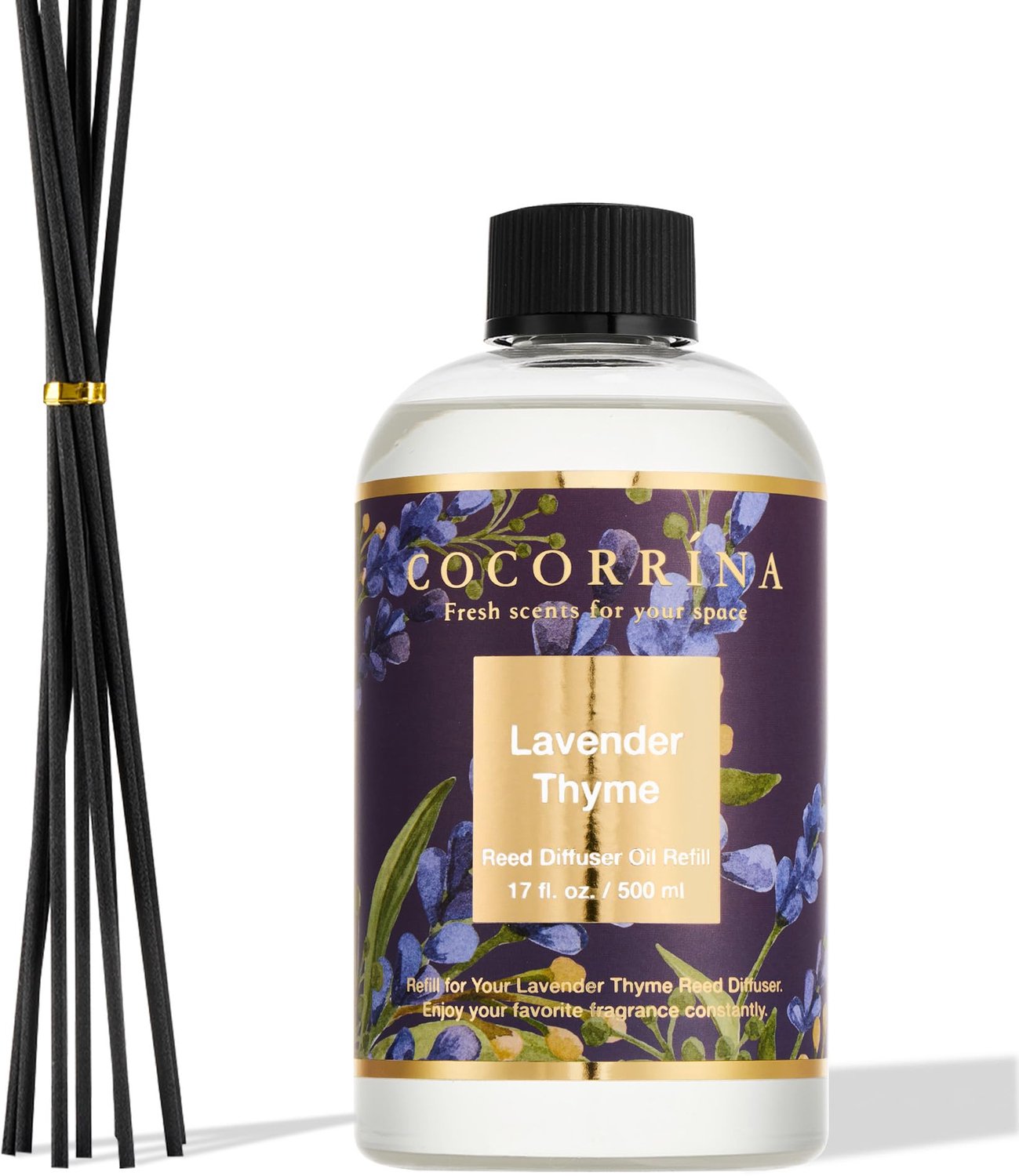 Reed Diffuser Navulling Lavendel & Tijm 500ml