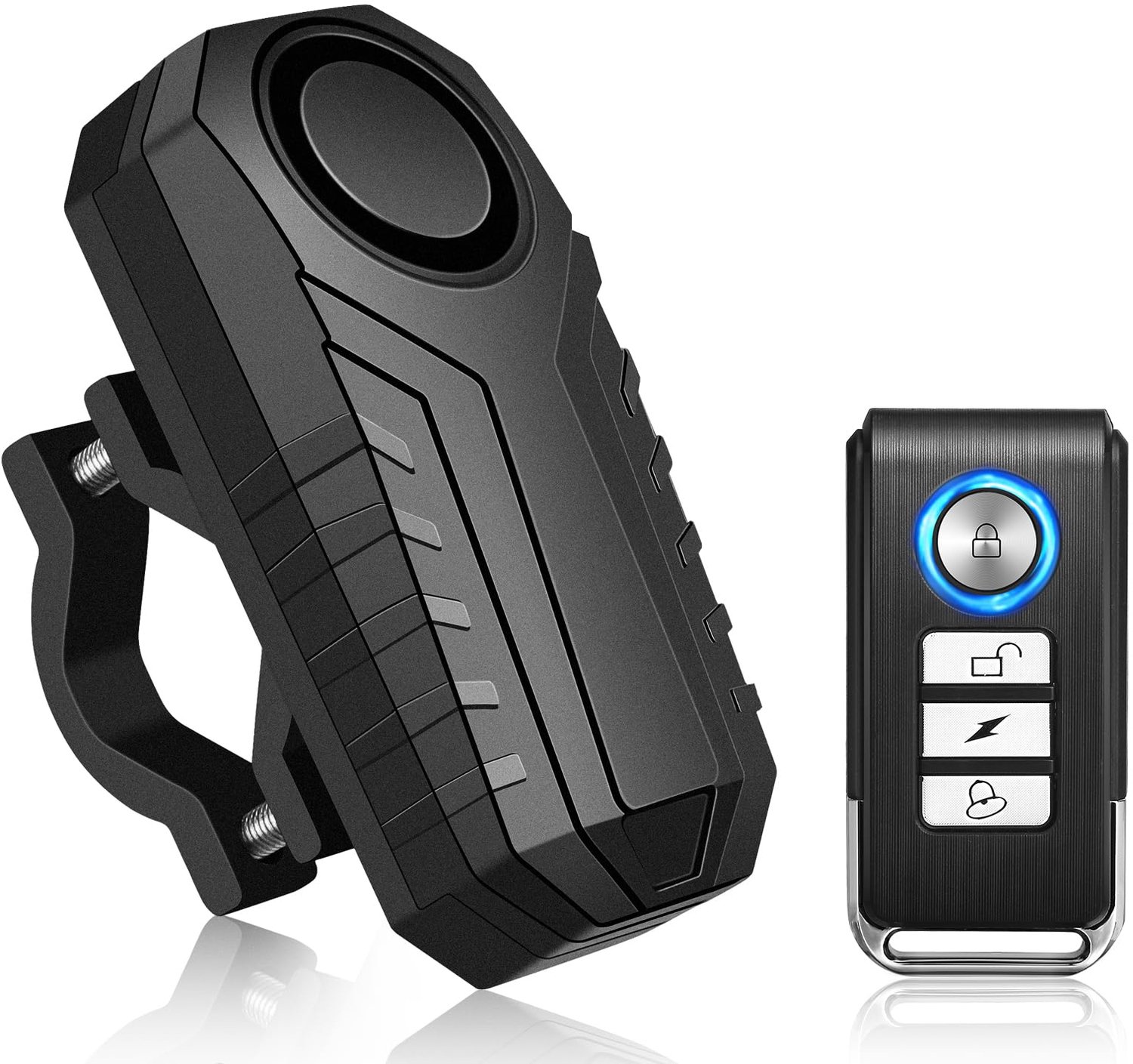 Fietsalarm met houder - 113dB waterdicht