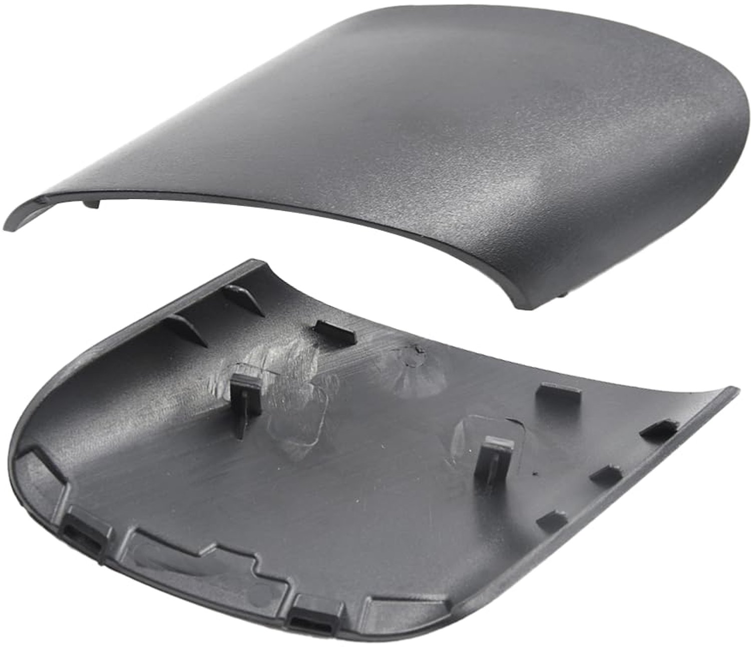 Achteruitkijkspiegelafdekking - Zwart - ABS - Compatibel met Fiat Grande Punto 2005-2013 - 1 Paar Links/Rechts - Referentie-onderdeelnummer 735596883 - Spiegelkap