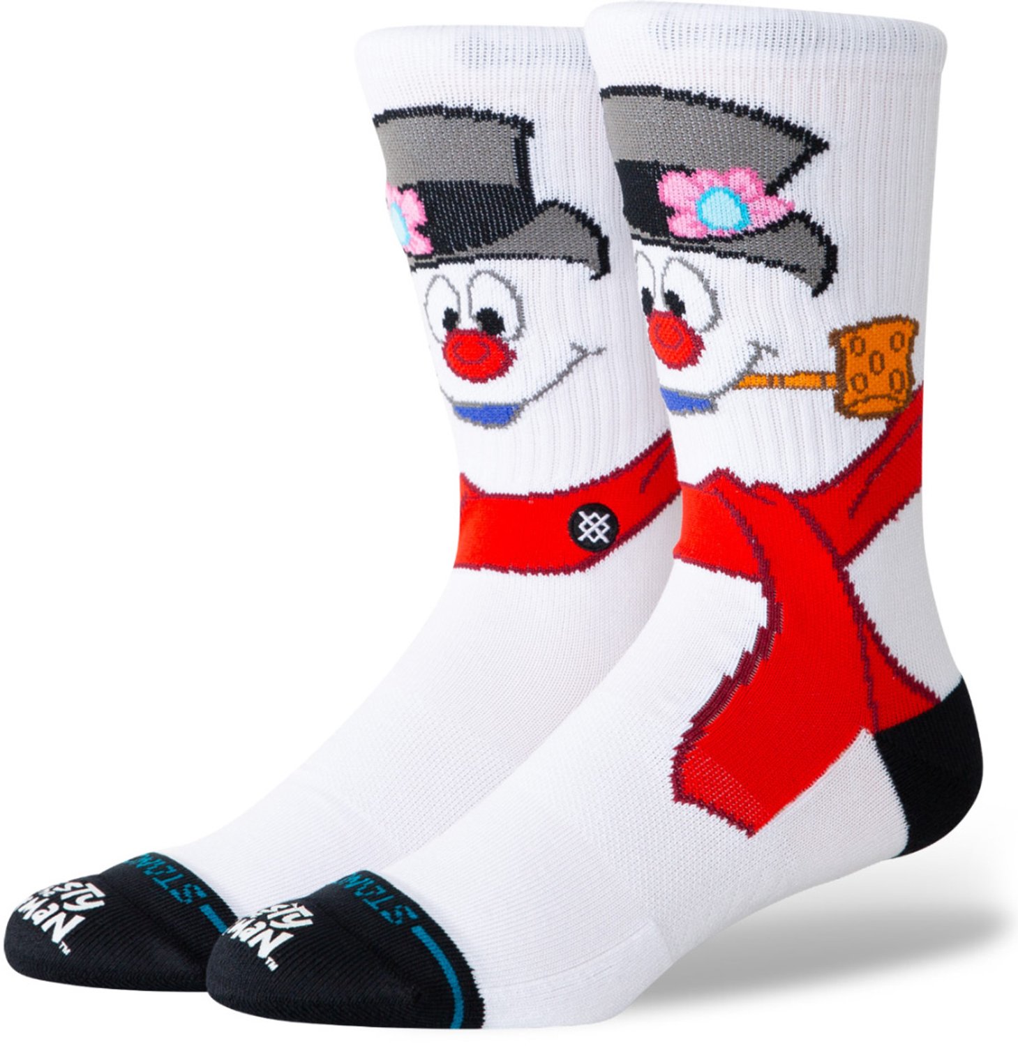 Stance unisex casual sokken frosty crew wit (Frosty the Snowman)