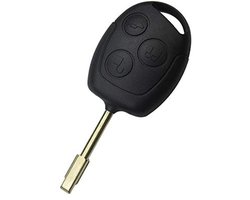 Autosleutel Fob Case - 3 Knoppen - Zwart