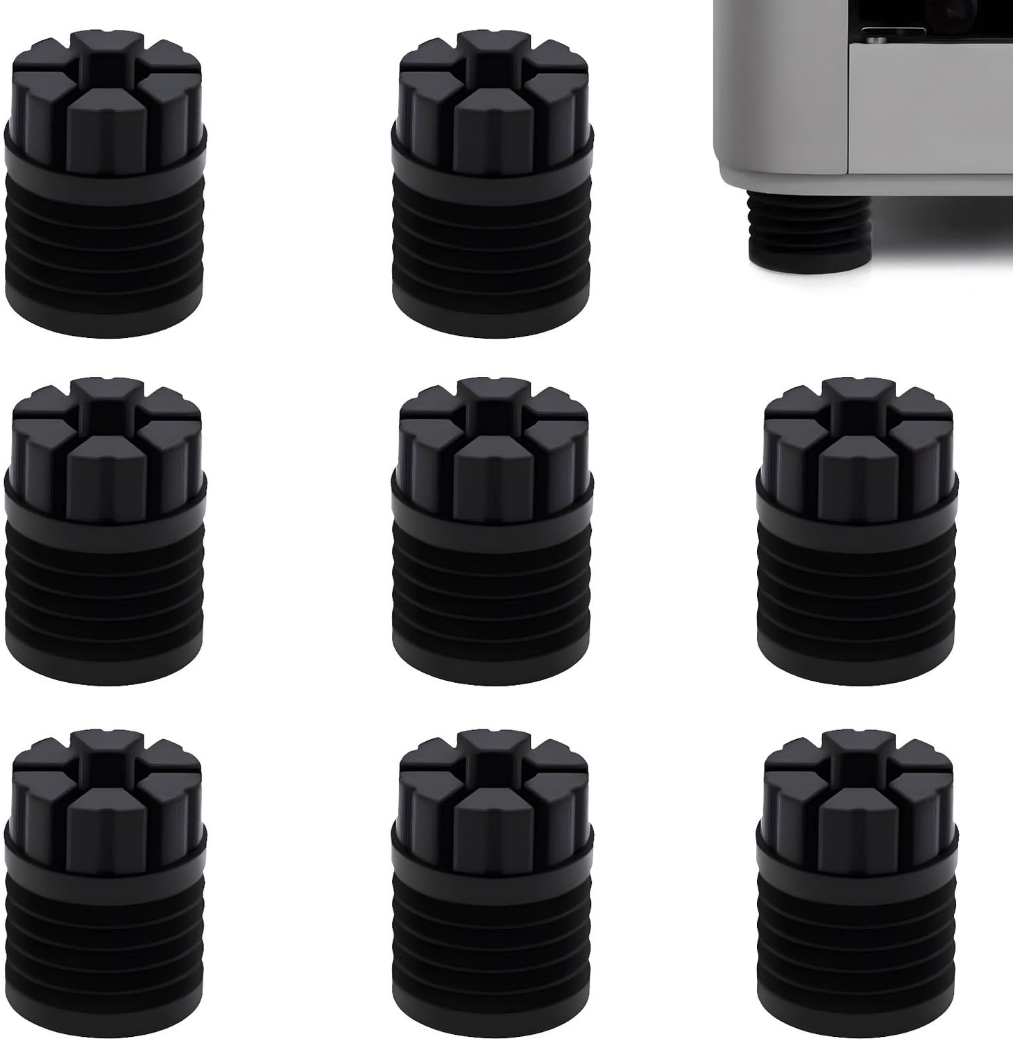 Anti-vibratie voeten voor 3D-printer - 8 stuks siliconen schokdempers