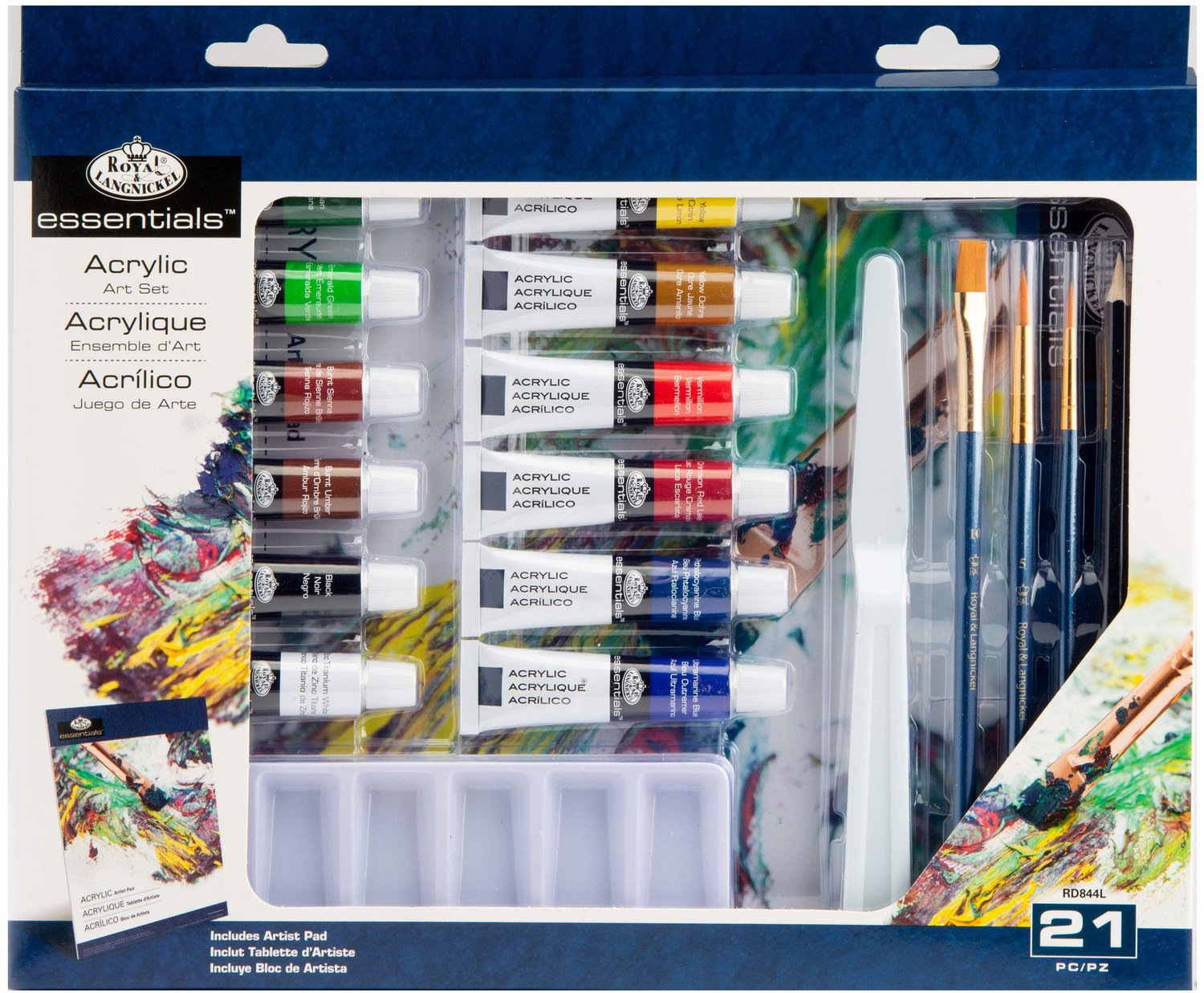 Essentials Acrylverfset met 12 Kleuren