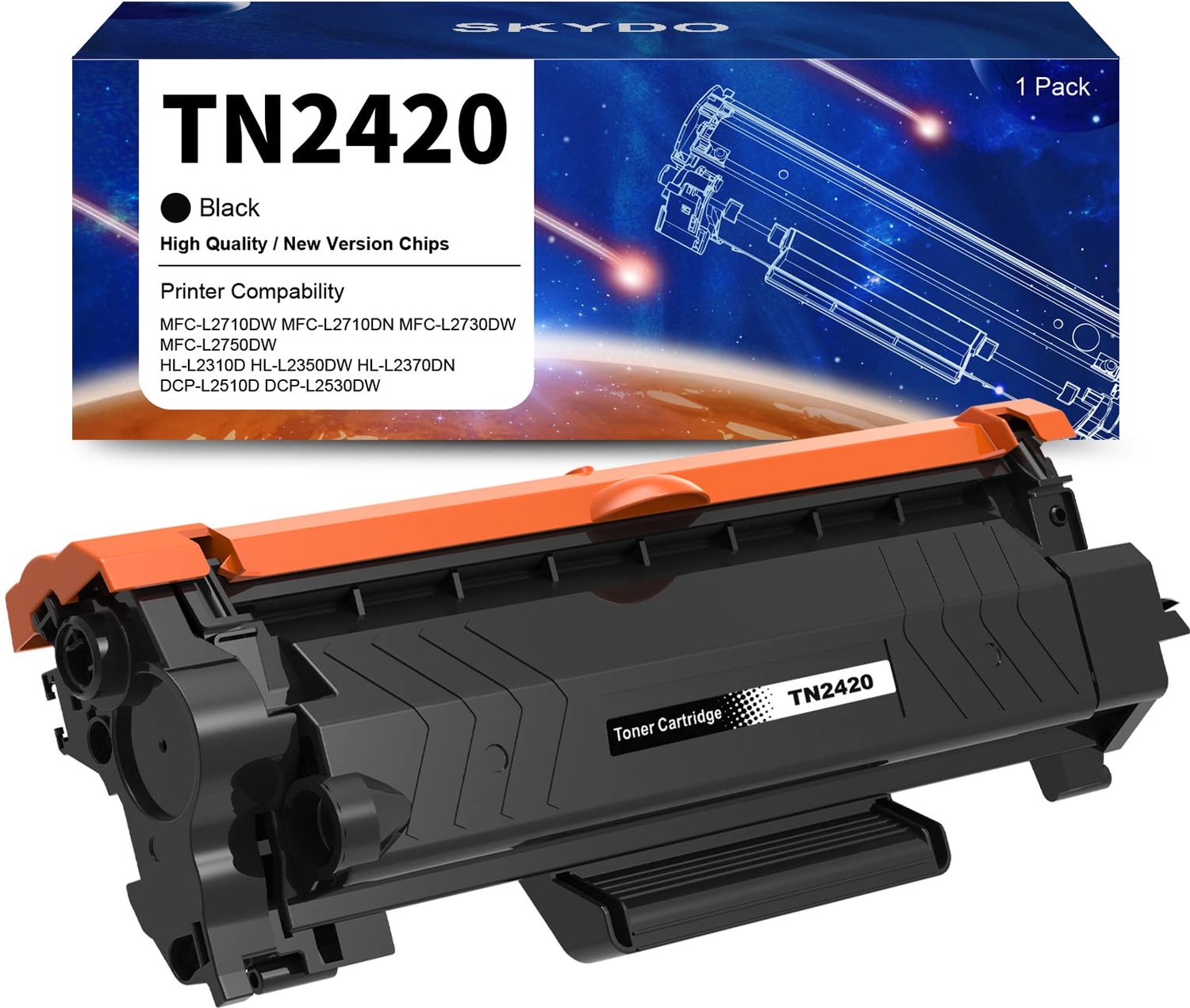 Toner Cartridges Compatibel met Brother - Zwart, 3000 Pagina's