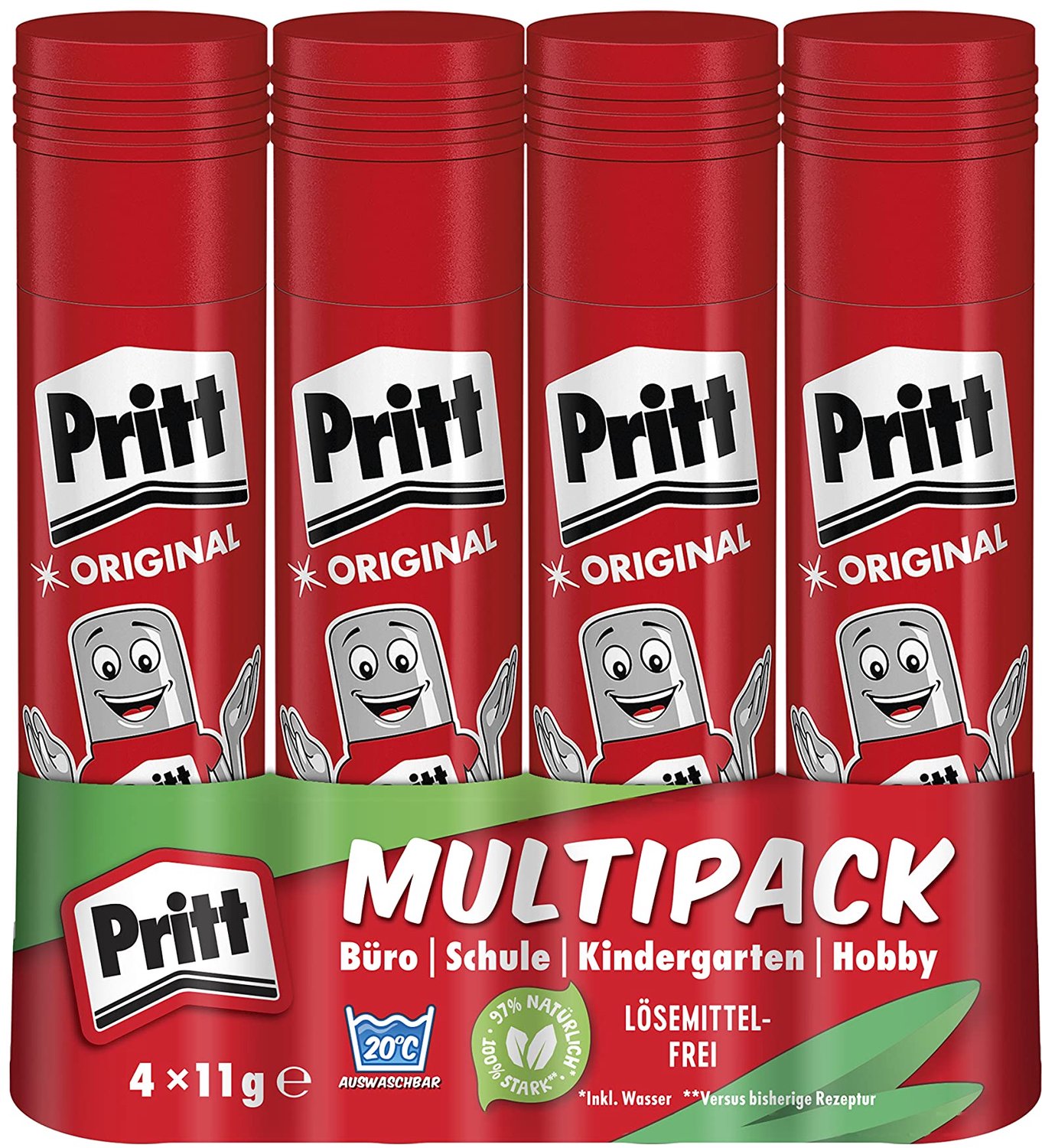 4-Pack Lijmstiften 11g - Ideaal voor Creatief Gebruik