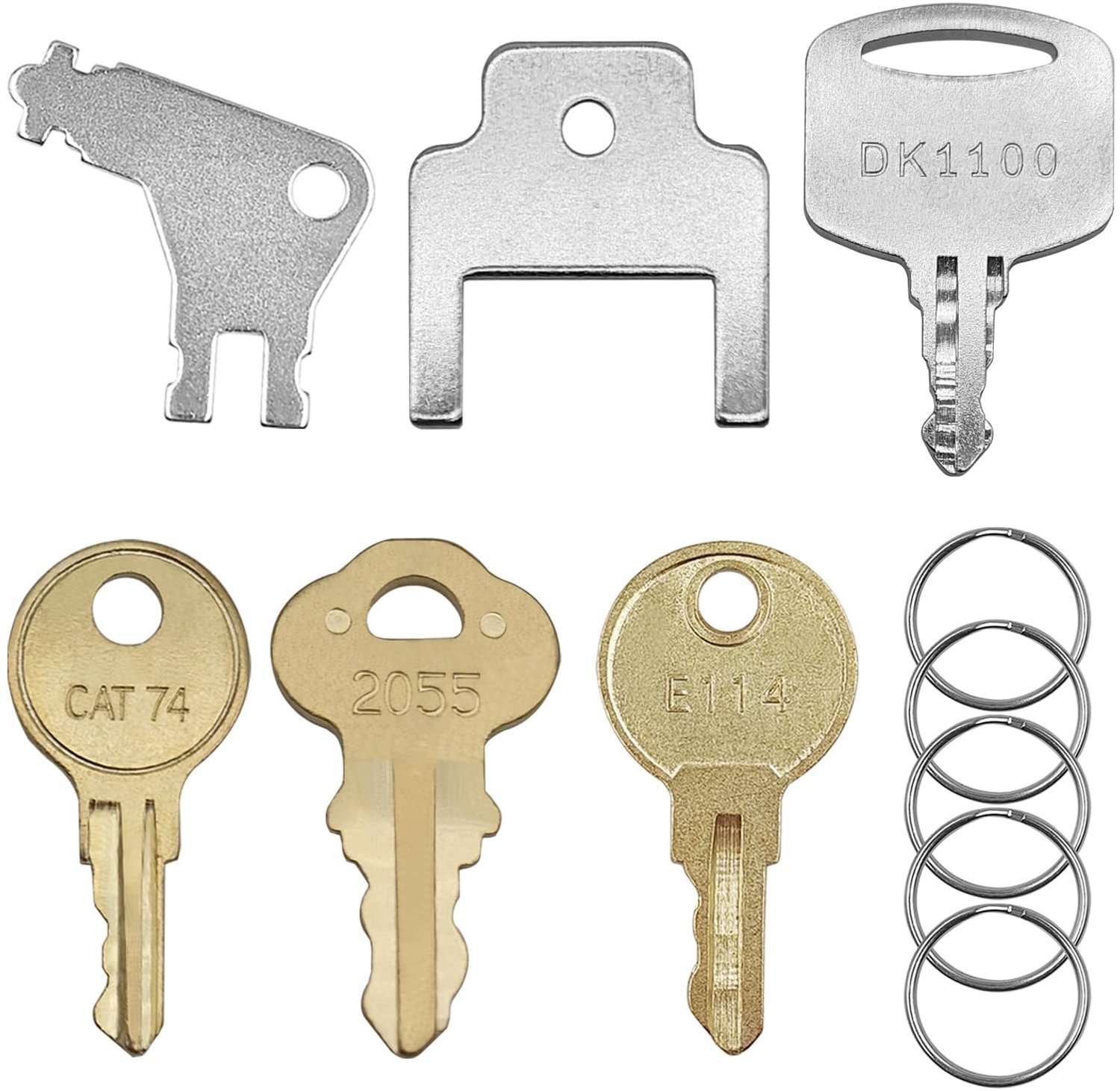 Set van 6 Universele Dispenser Sleutels