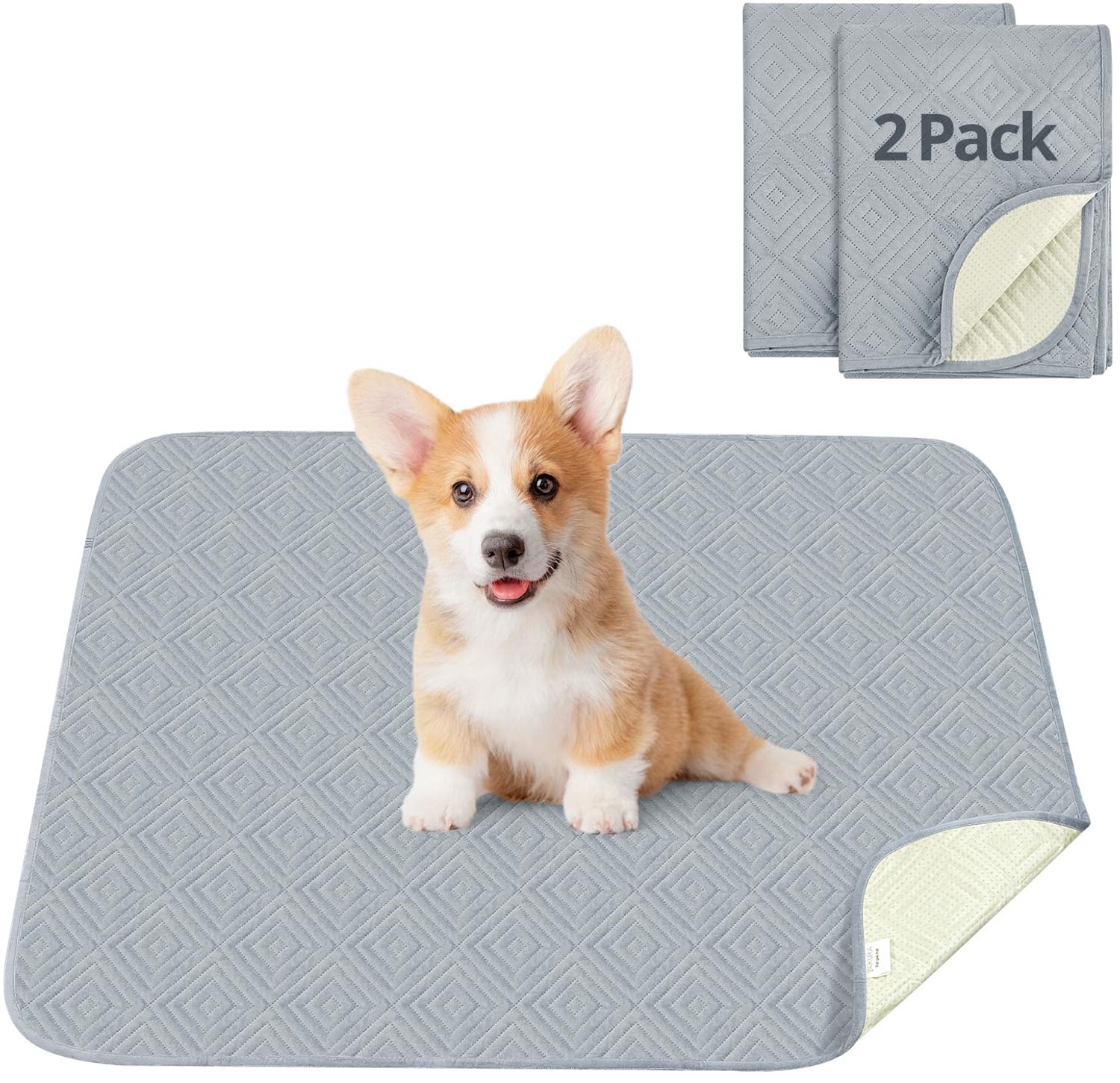 Wasbare Hondendekens, Herbruikbare Puppy Pads (2 Stuks)