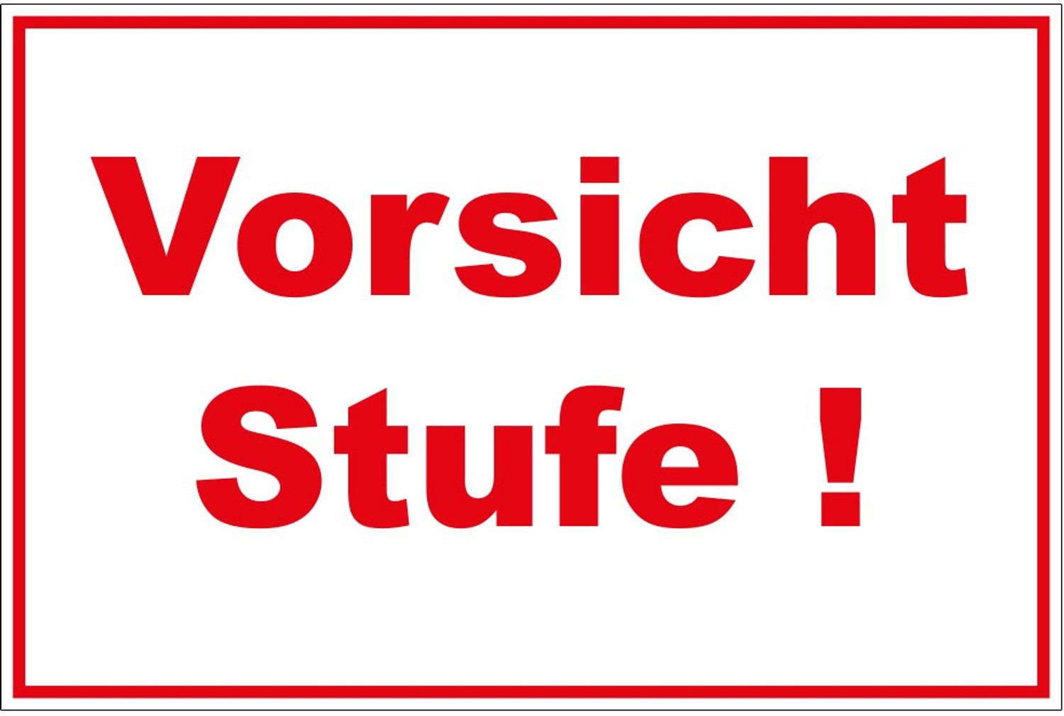 Aluminium Bord 'Voorzichtig Niveau!' - 300x200mm - Wandmontage