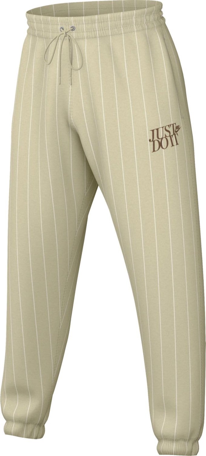Sportieve Fleecebroek met Boorden - Licht Khaki - Regular Fit