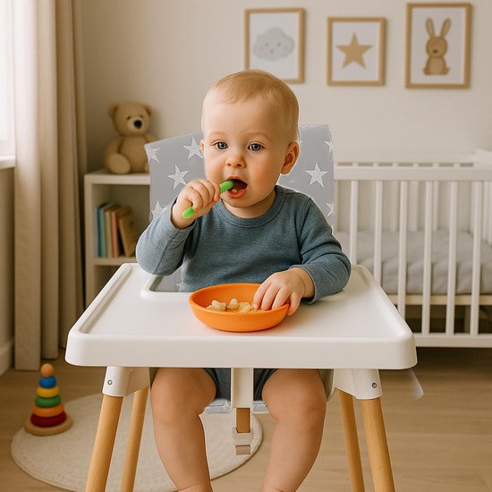 Zitkussen voor Stokke Tripp Trapp Hoge Stoel, 2-Delige Set van Biologisch Katoen — afbeelding 2