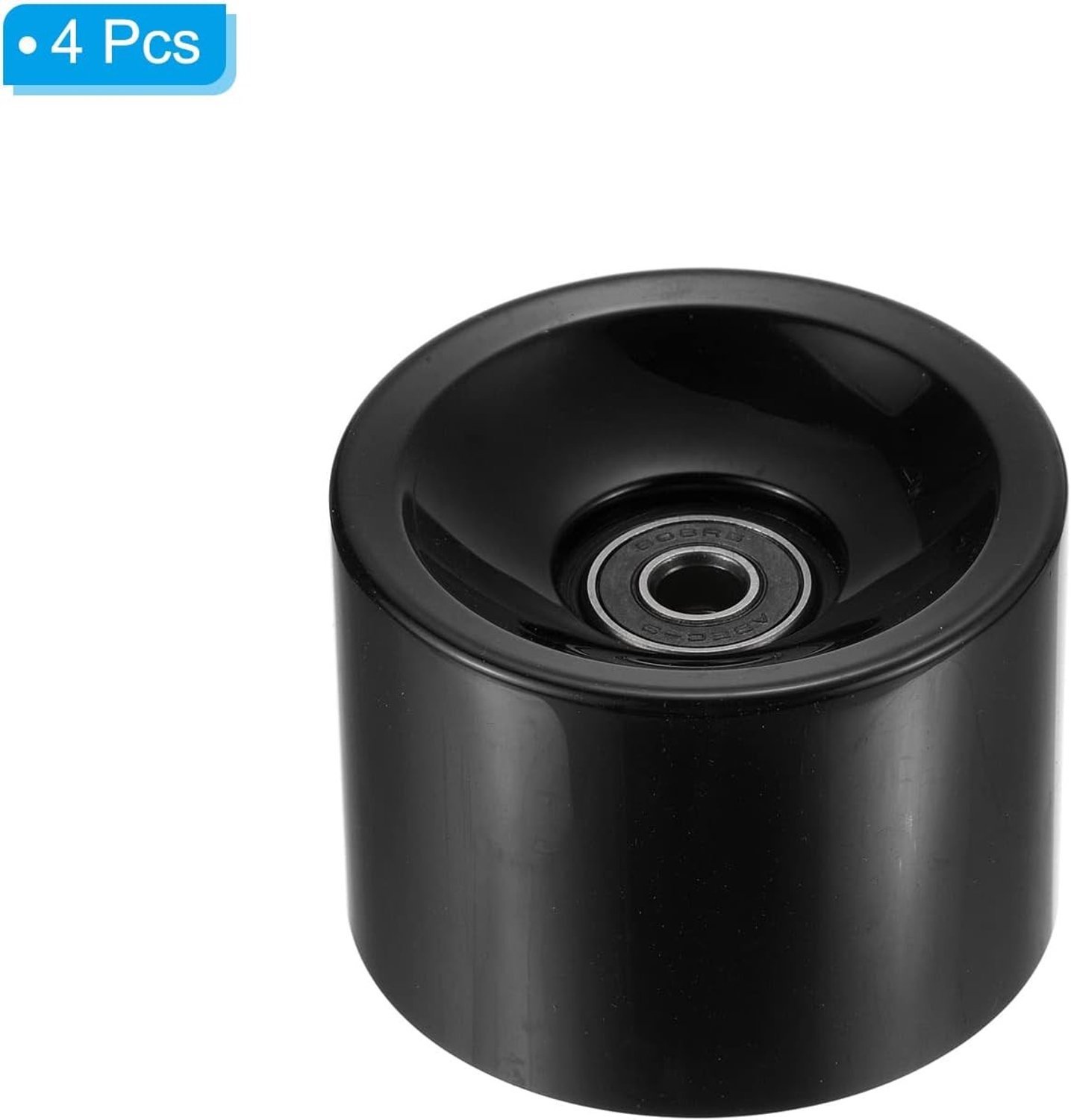 70mm 78A Longboard Wielen met ABEC-9 Lagers 4 Stuks Zachte Cruiser Wielen voor Skateboards PU Straatwielen