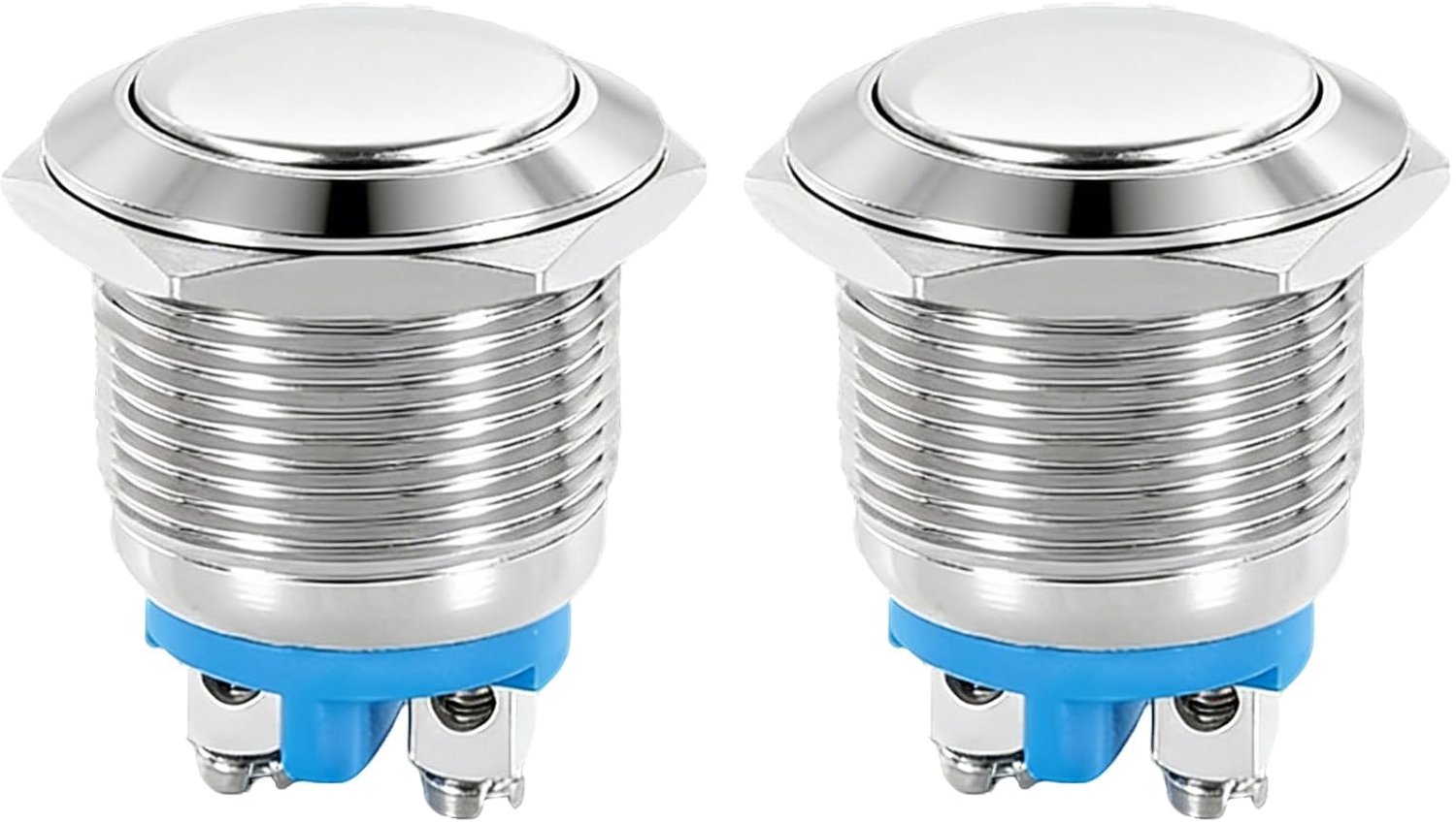 RVS Drukknoppen voor Waterdichte Schakelaars, Set van 2