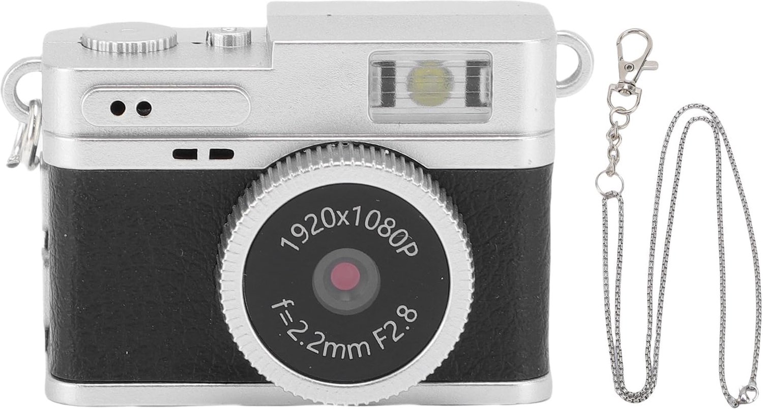 Sleutelhanger Camera 1080p - Mini Camera Wifi Draadloos - Mini Fotocamera - Compact - 128 GB Opslag - Multifunctioneel