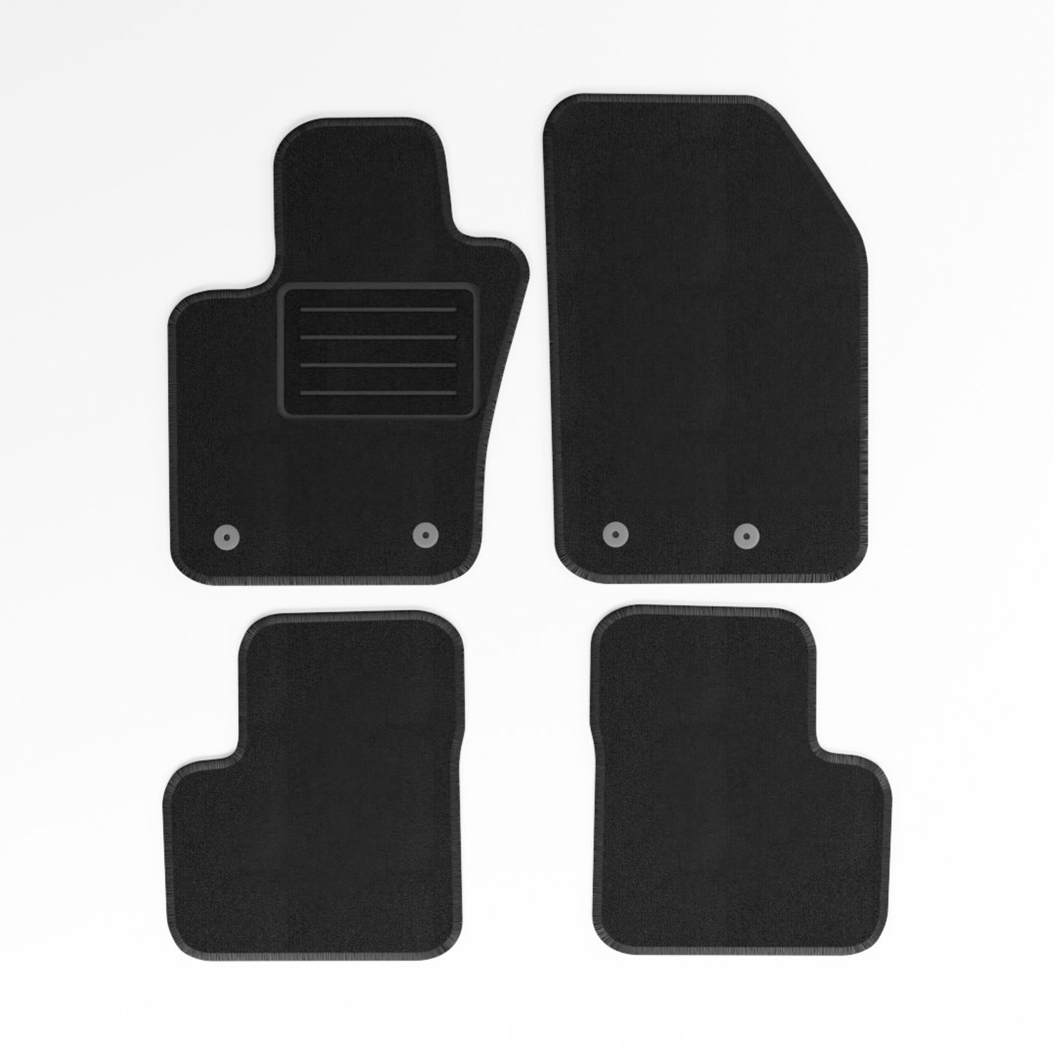 Mats4all | Naaldvilt automatten passend voor Fiat 500 X 2015-> | Antislip | Met versterking | 4-delig | Automatten | Mattenset
