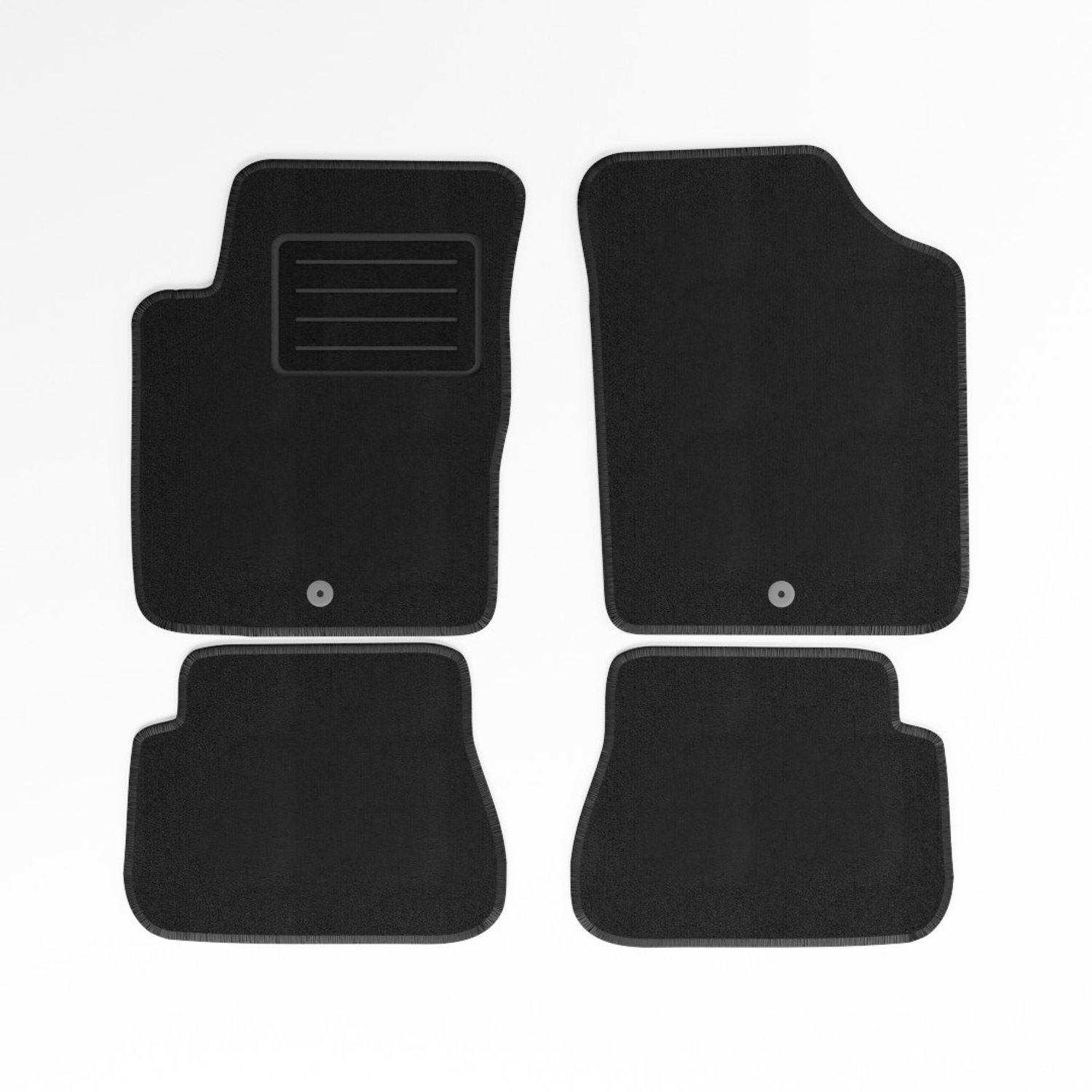 Mats4all | Naaldvilt automatten passend voor Kia Picanto 2007-2011 | Antislip | Met versterking | 4-delig | Automatten | Mattenset