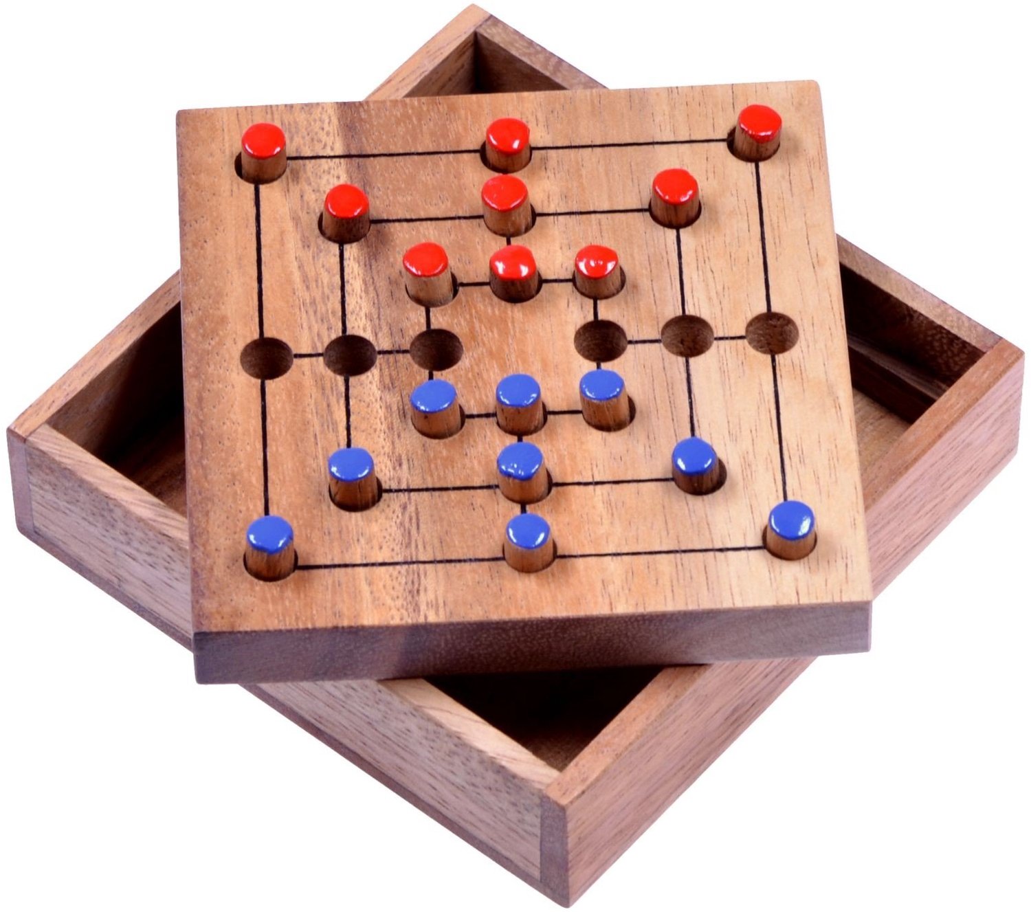 Strategisch Houten Bordspel Mühle