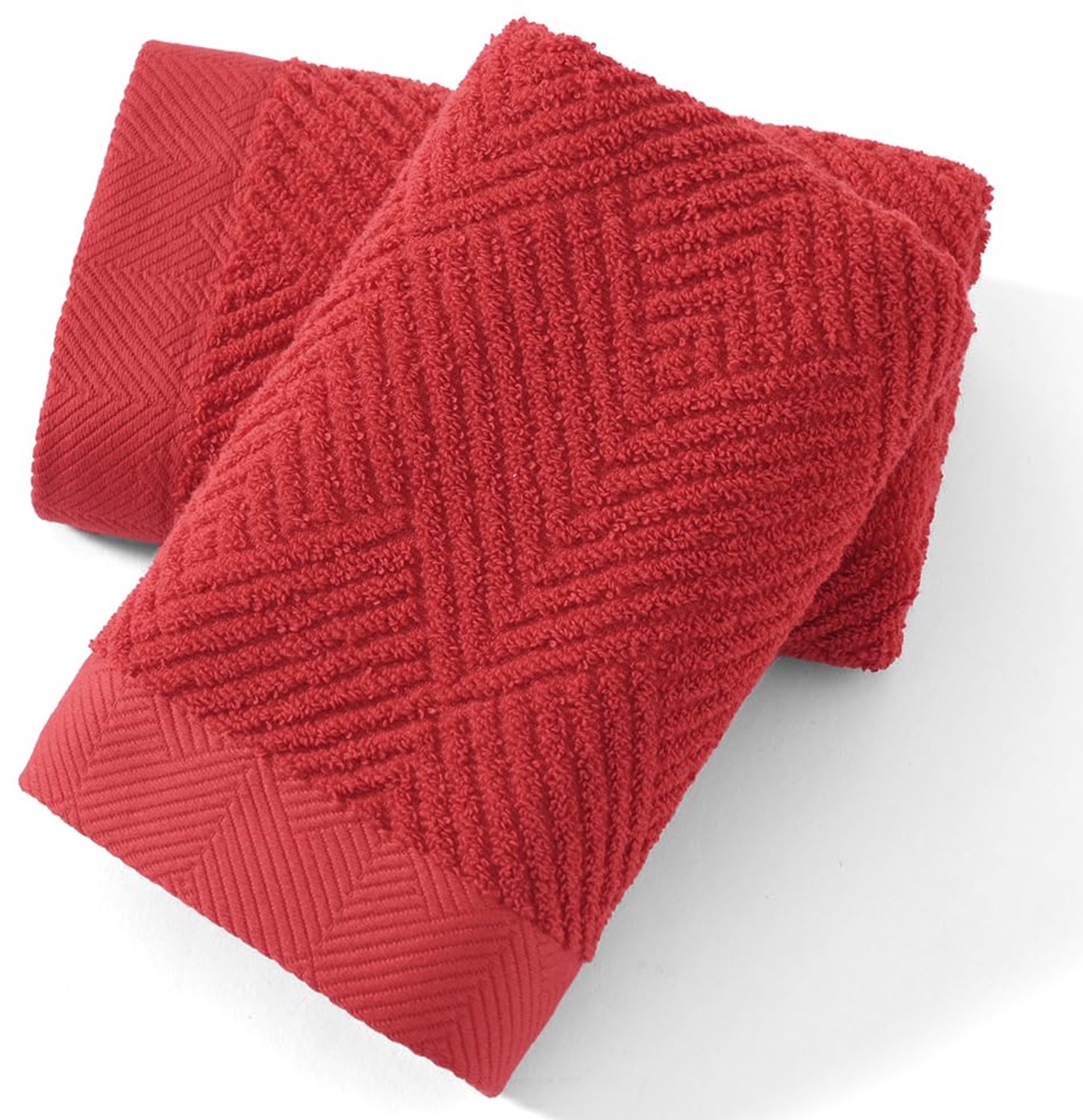 Set van 2 Premium Handdoeken 100% Katoen in Roze
