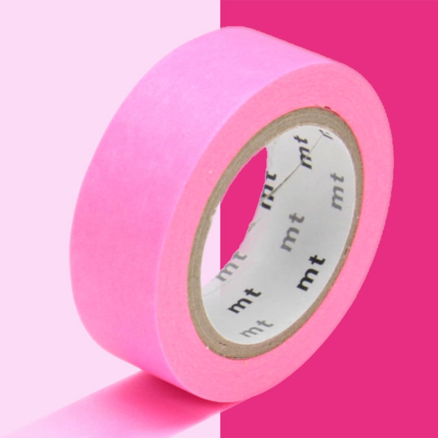 Masking Tape Neon Pink 1.5 cm - Plakband voor Creatieve Projecten