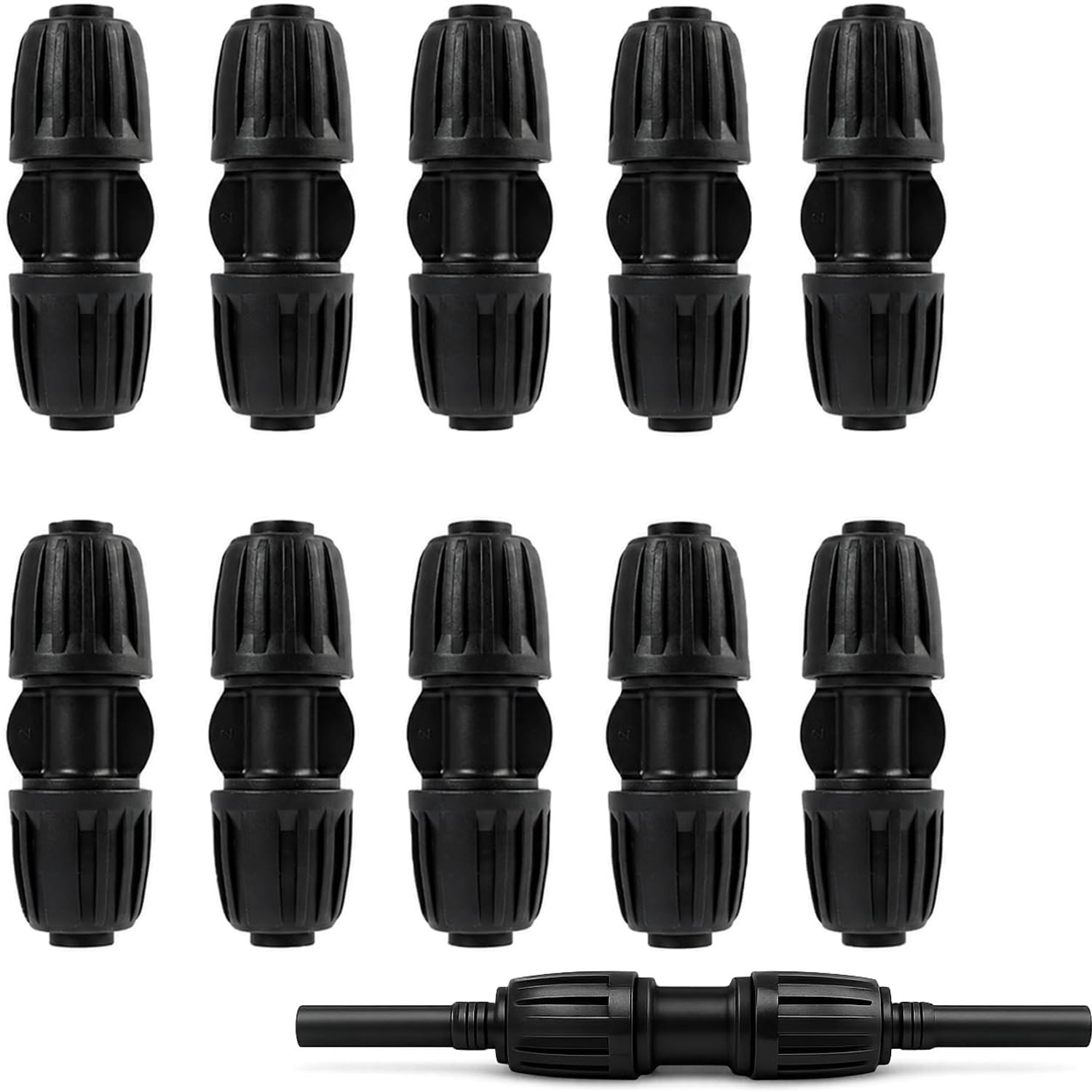 Set van 10 - Rechte Verbinders voor Drip Irrigatie 16 mm