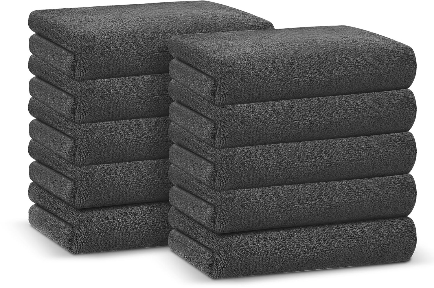 Handdoeken Set - Grijs, Ideaal voor Badkamer en Spa